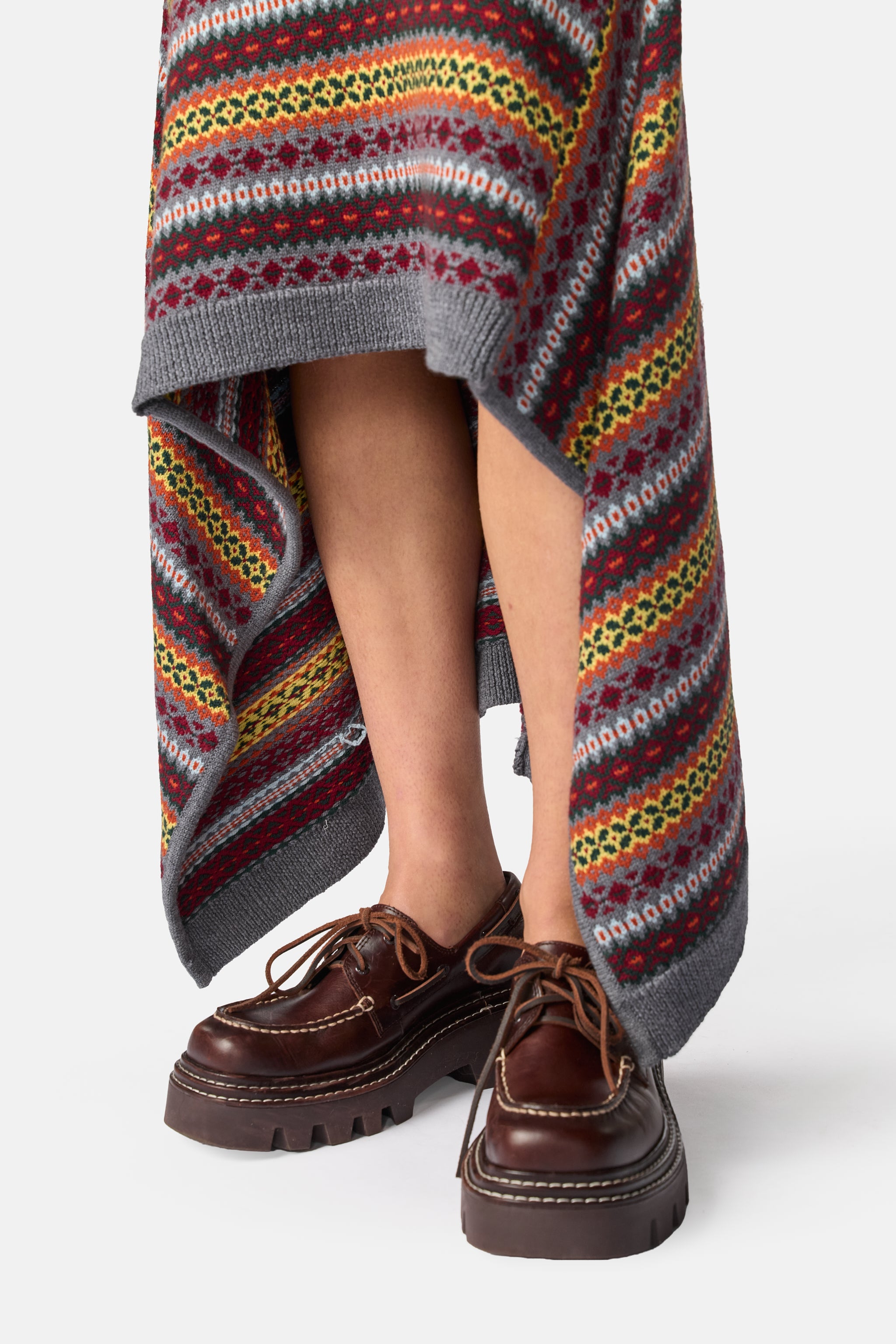 Fair Isle Knit Skirt