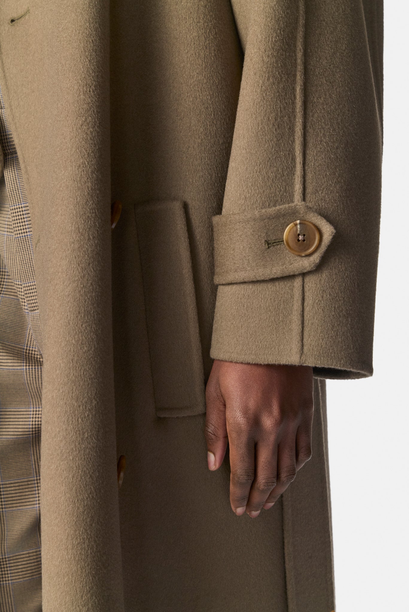 Cascade Double Faced Wool Trench Coat