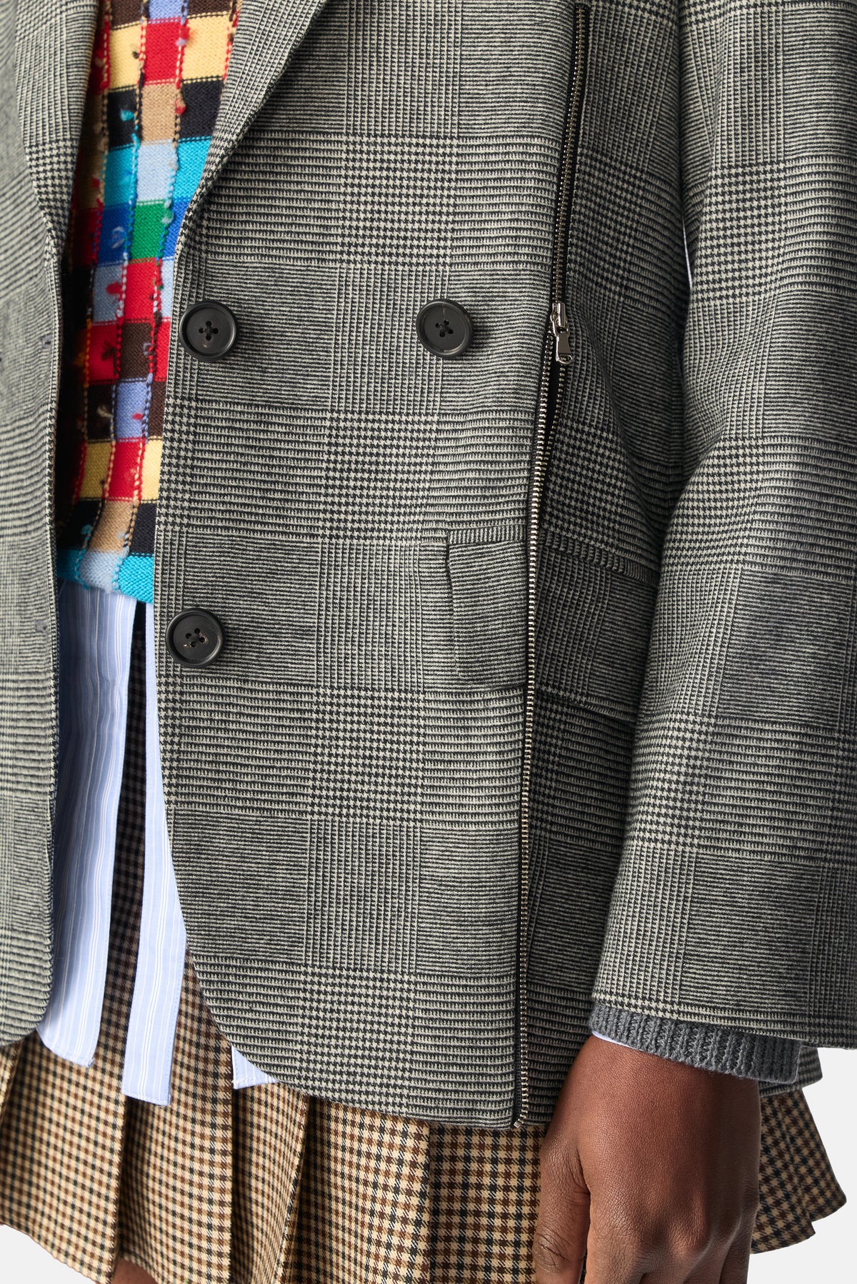 Deconstructed Lapel Tailored Jacket