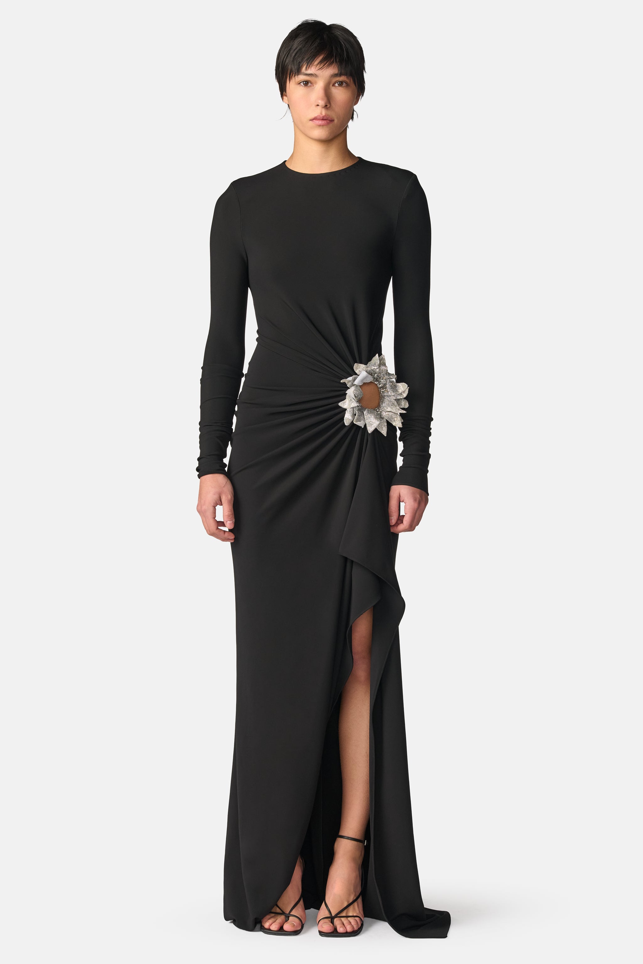 Drape Cutout Dress