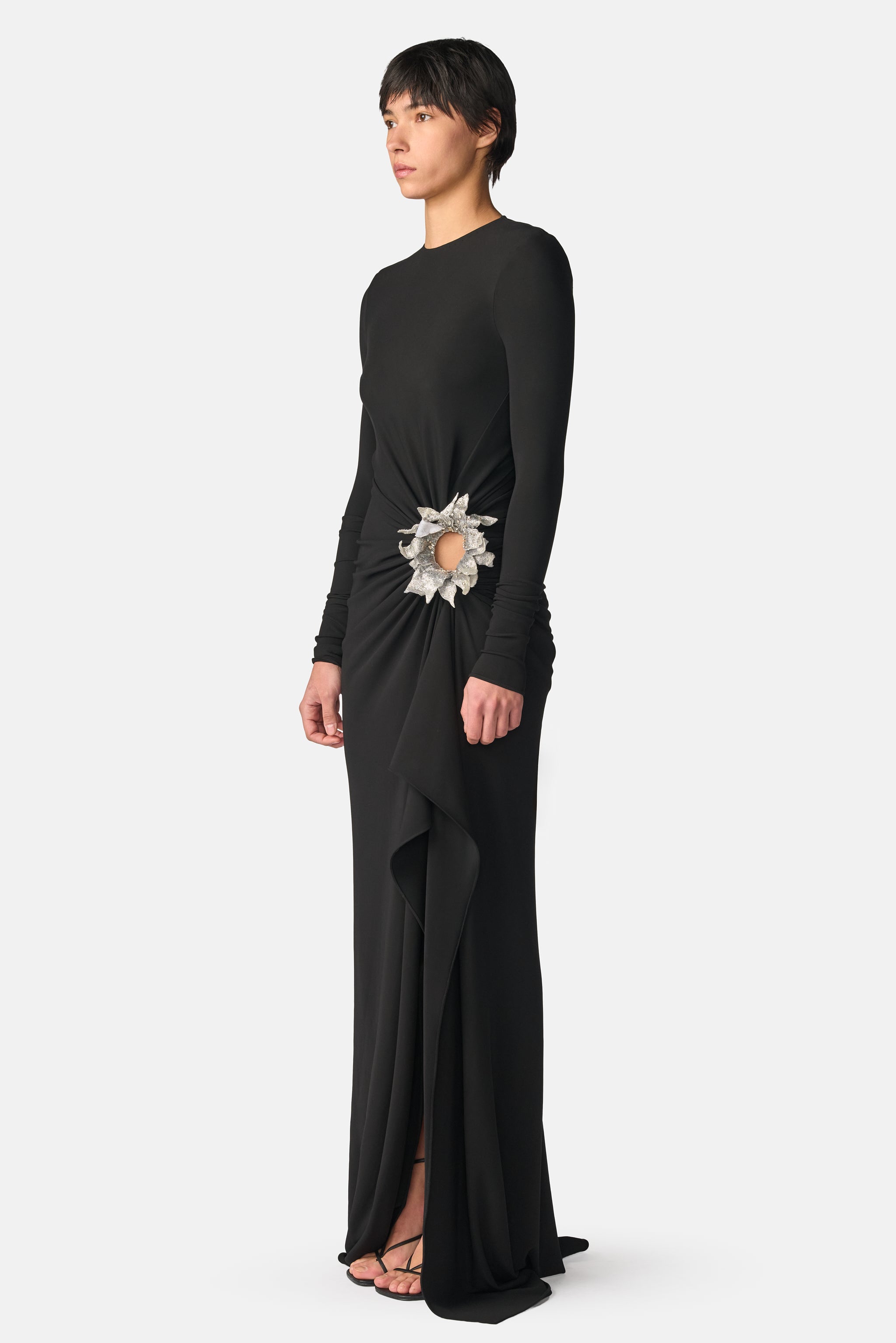 Drape Cutout Dress