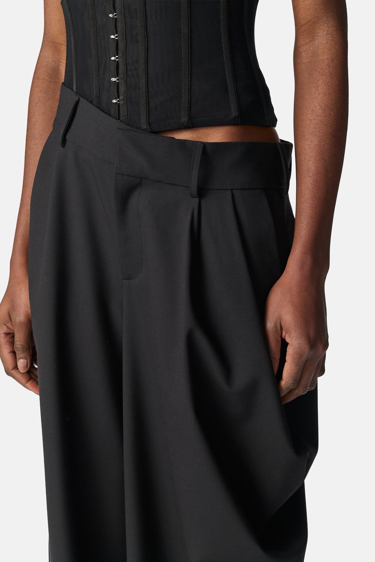 Deconstructed Corset Trousers