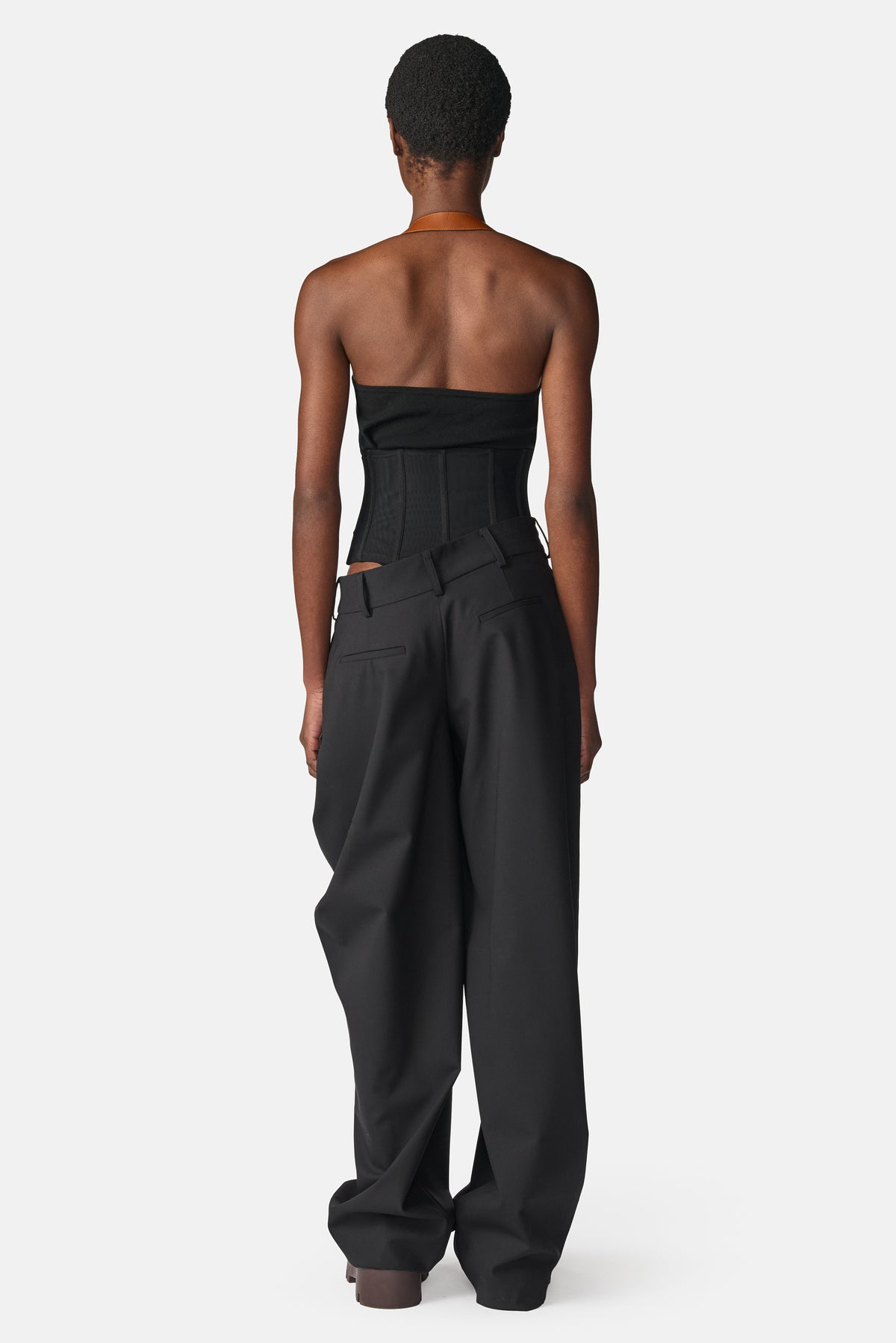 Deconstructed Corset Trousers