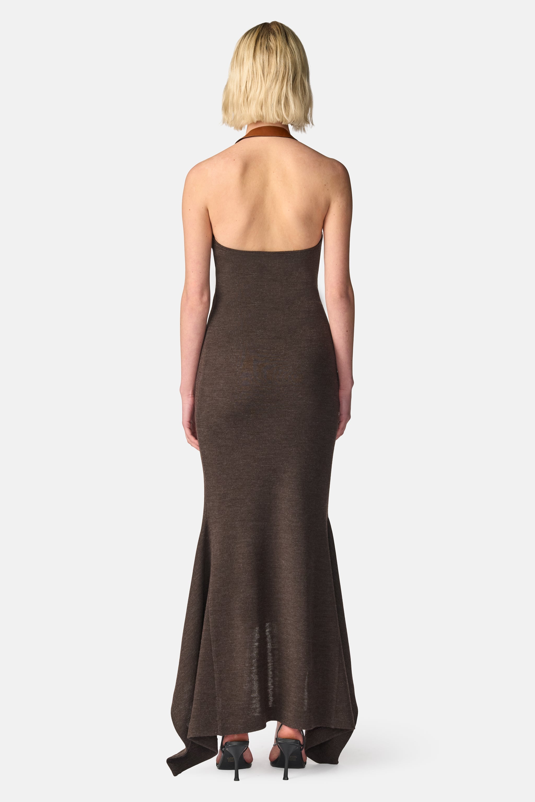 Leather Belt Dress