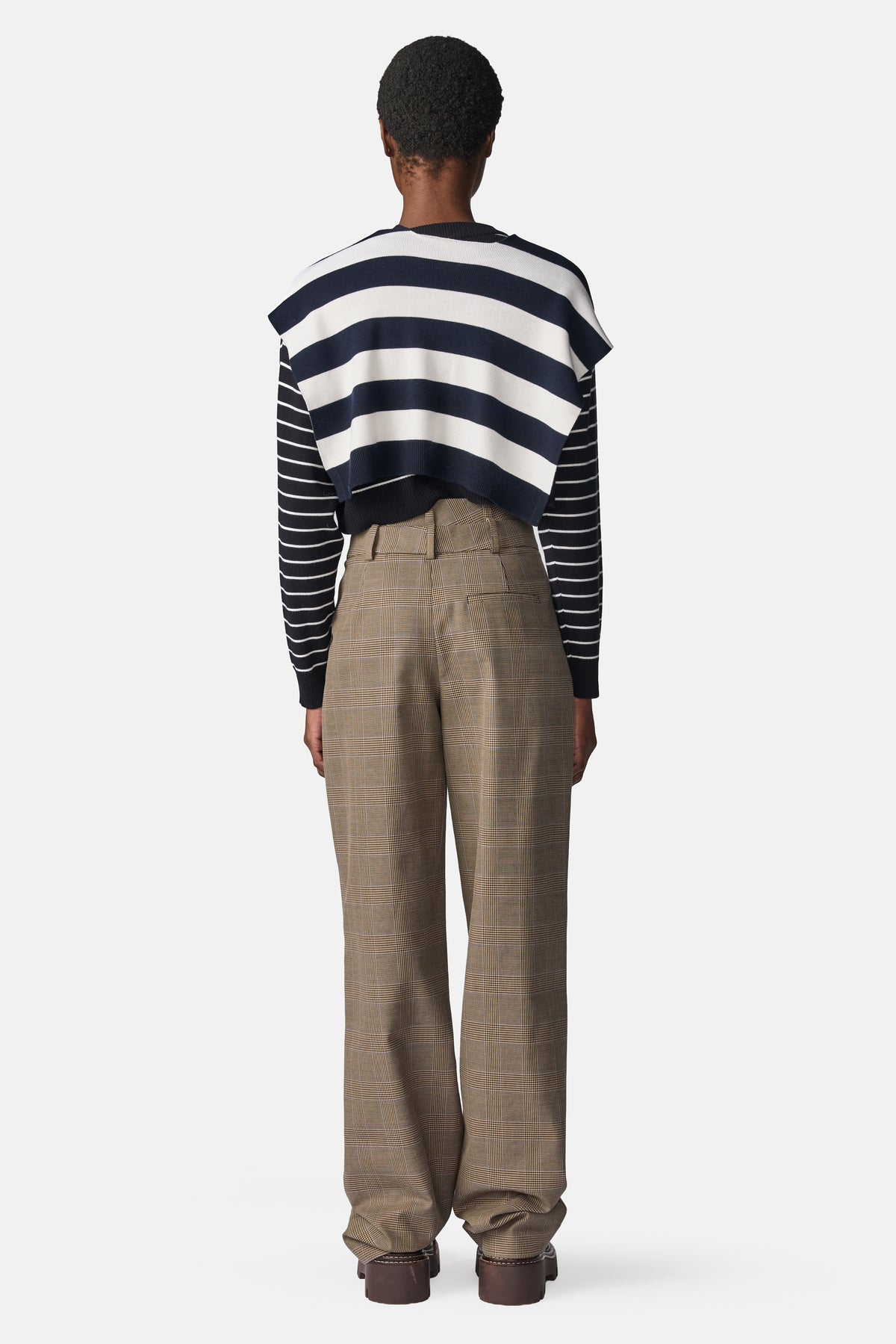 Stripe Cropped Sweater