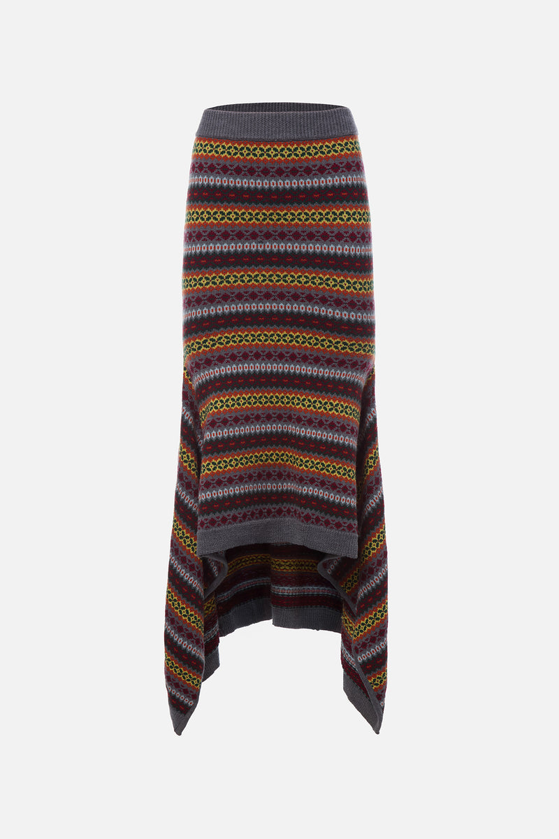 Fair Isle Knit Skirt