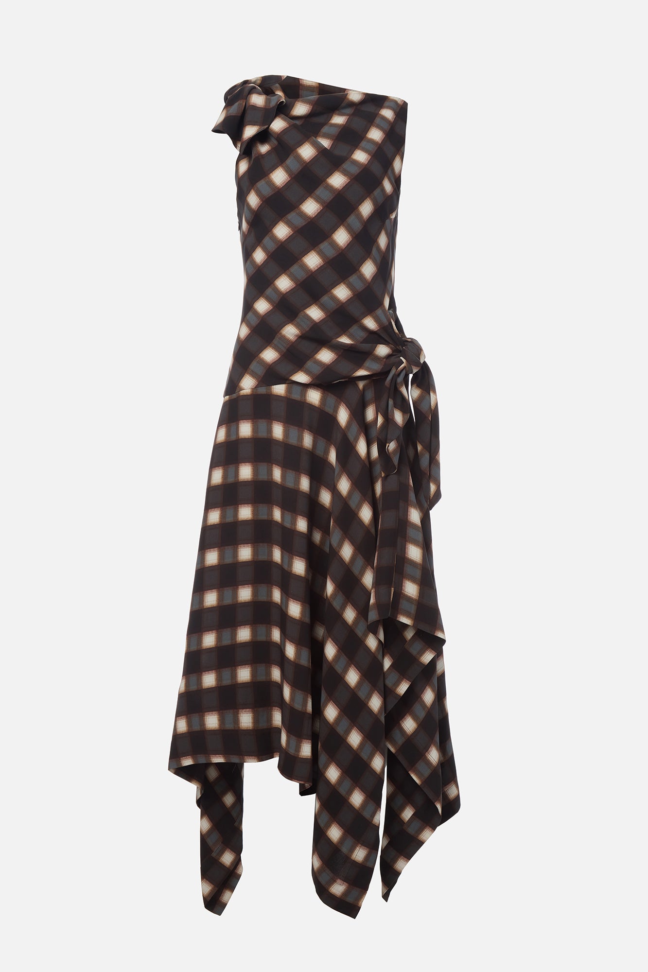 Knotted Midi Dress