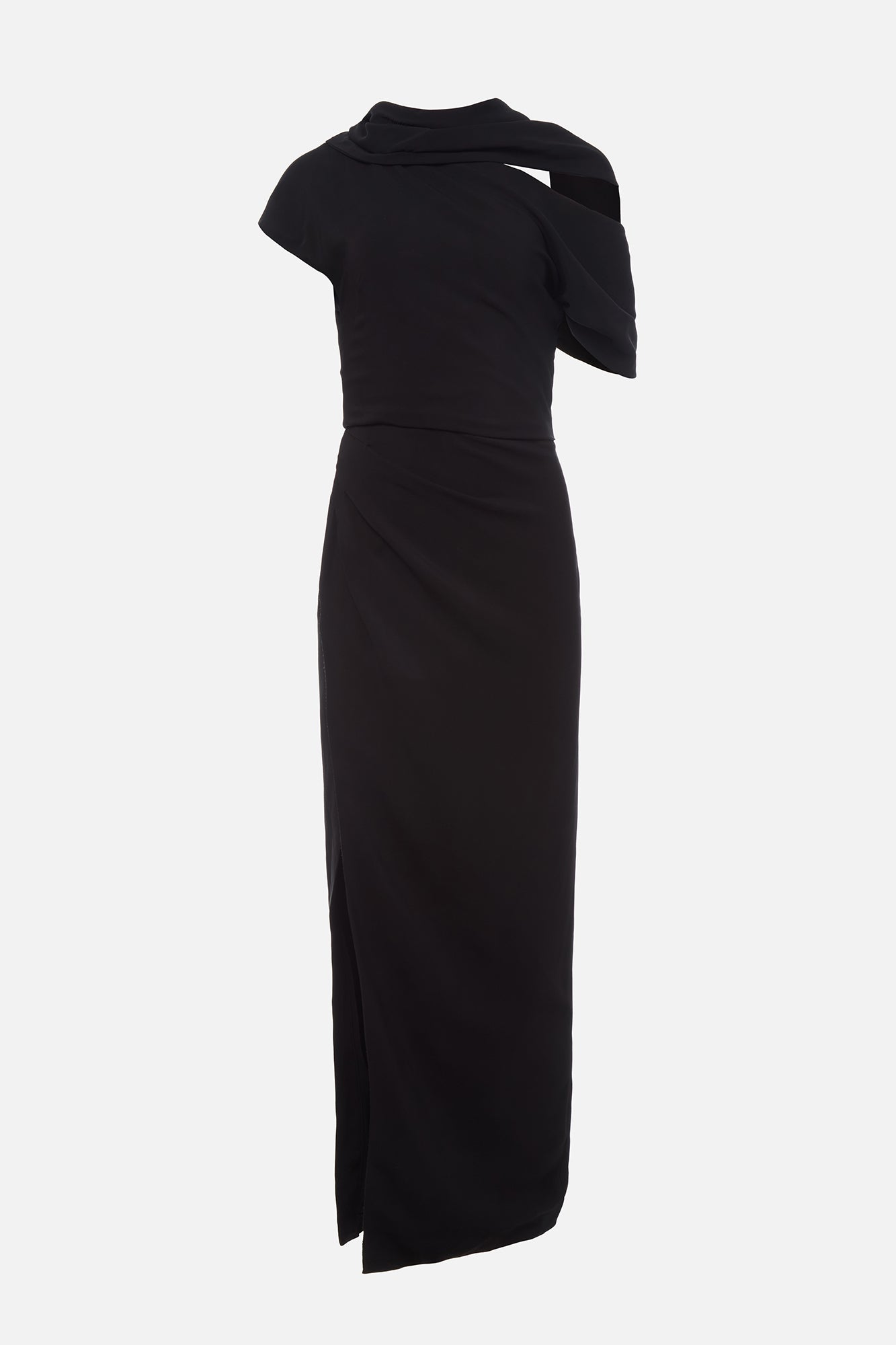 Tube Neck Drape Dress