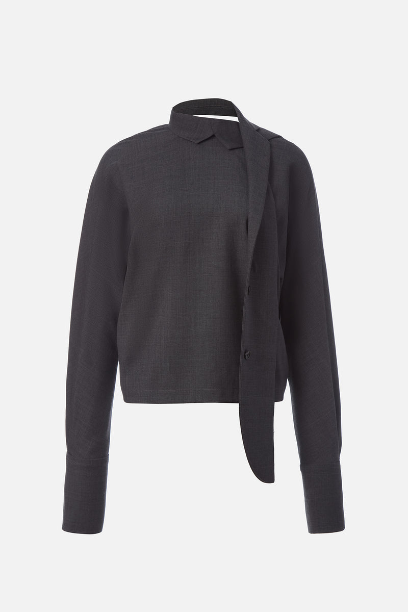 Collar Tie Blouse
