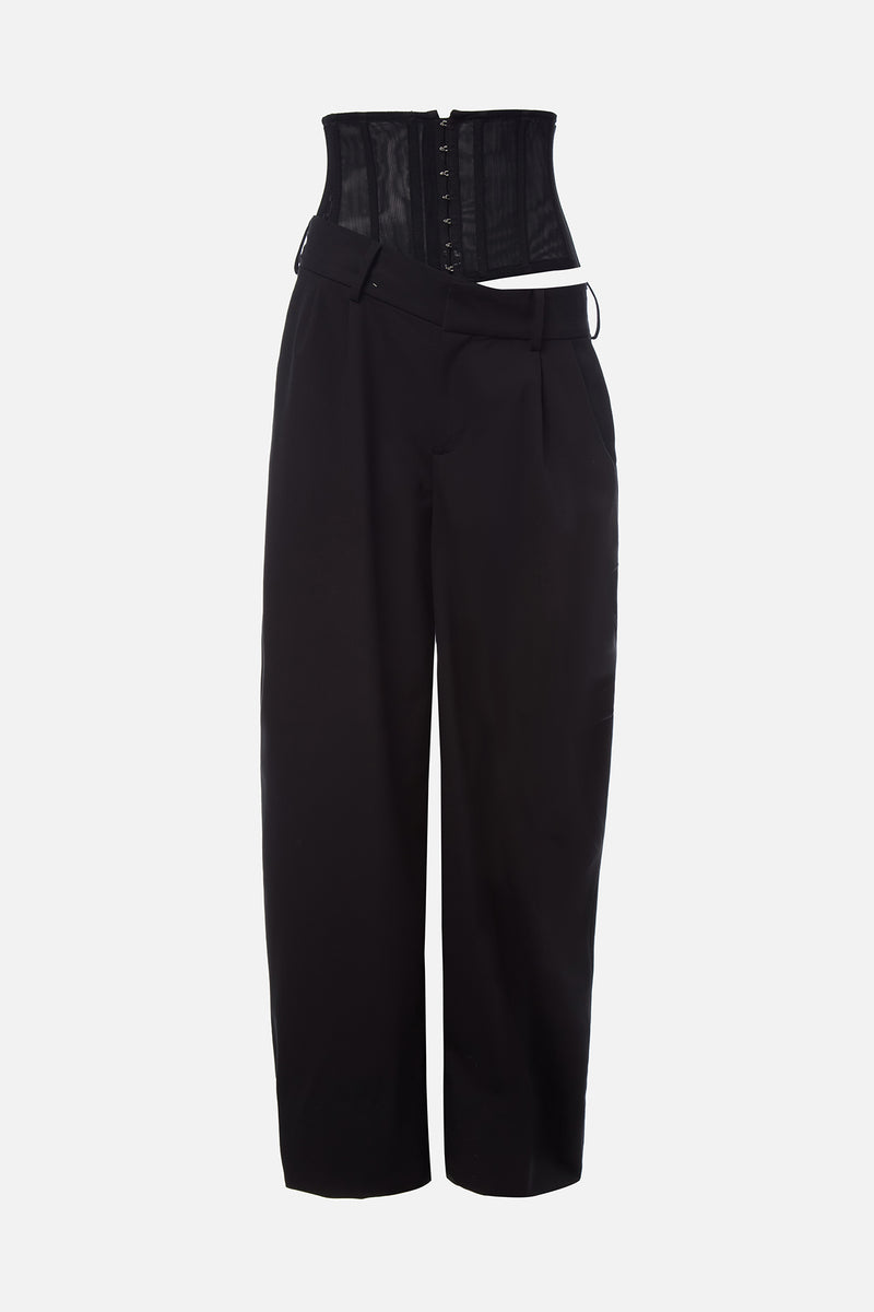 Deconstructed Corset Trousers