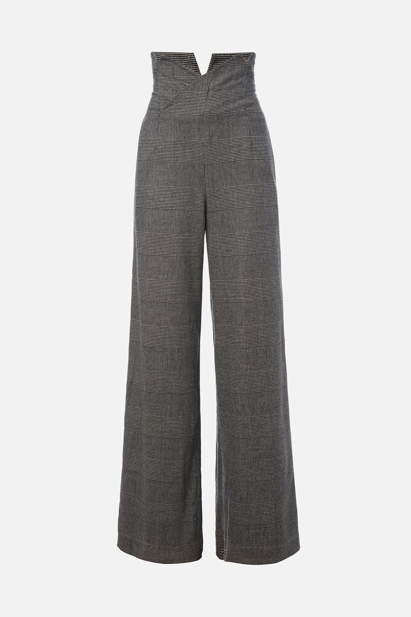 Lapel Waistband Trousers