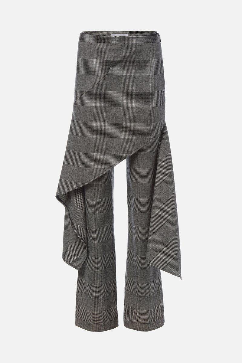 Deconstructed Tailored Skirt Trousers