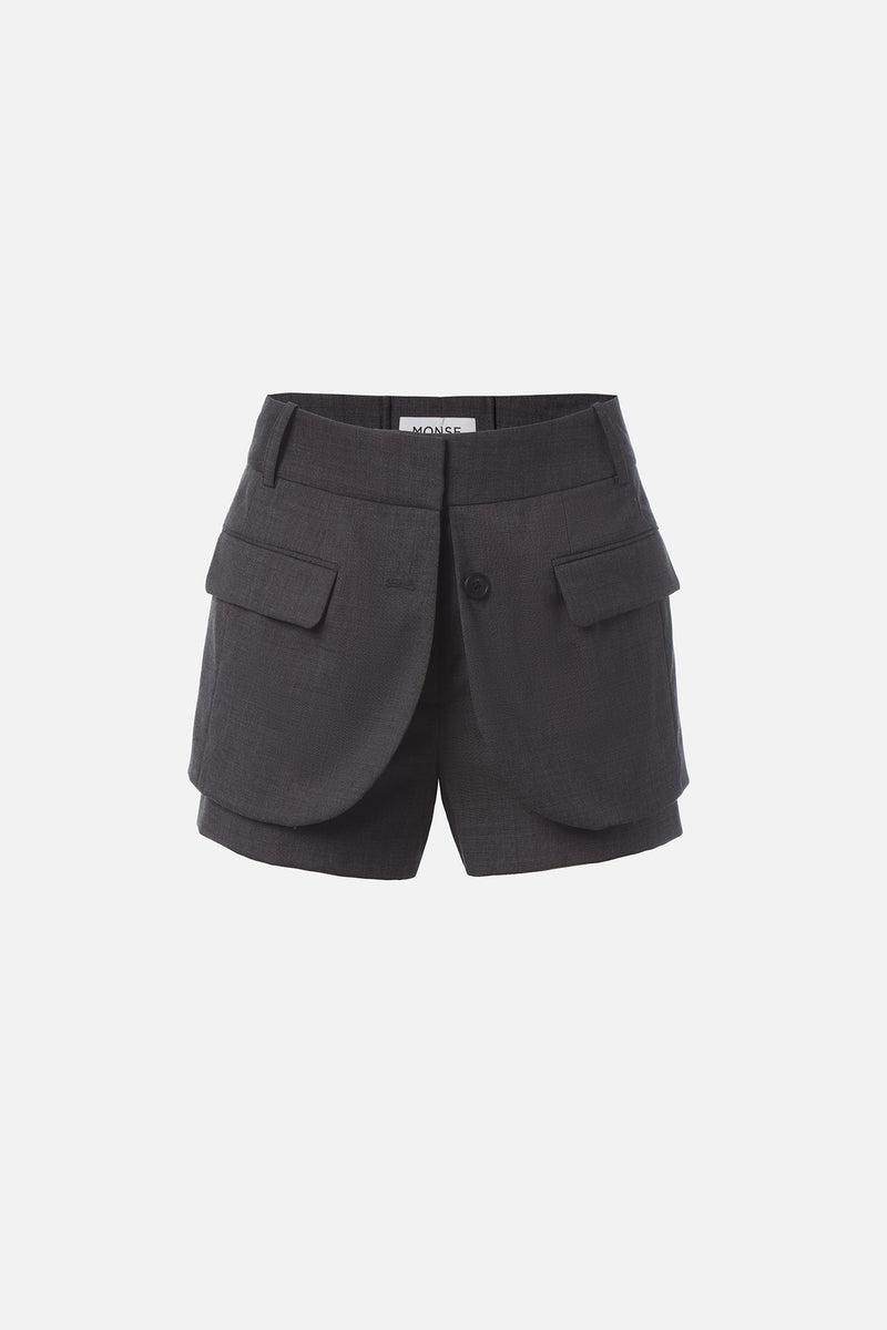 Tailored Jacket Front Shorts