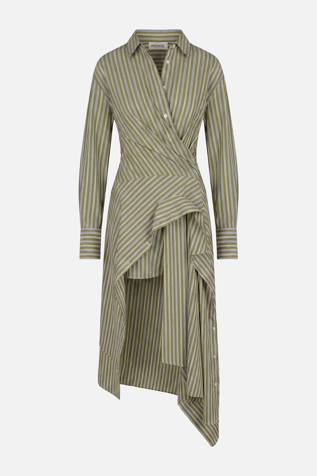 Cascade Shirt Dress