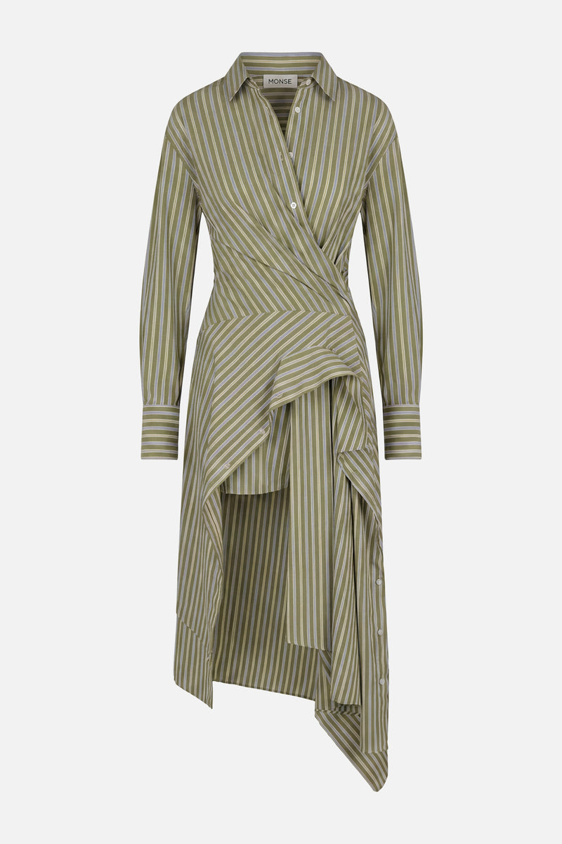 Cascade Shirt Dress