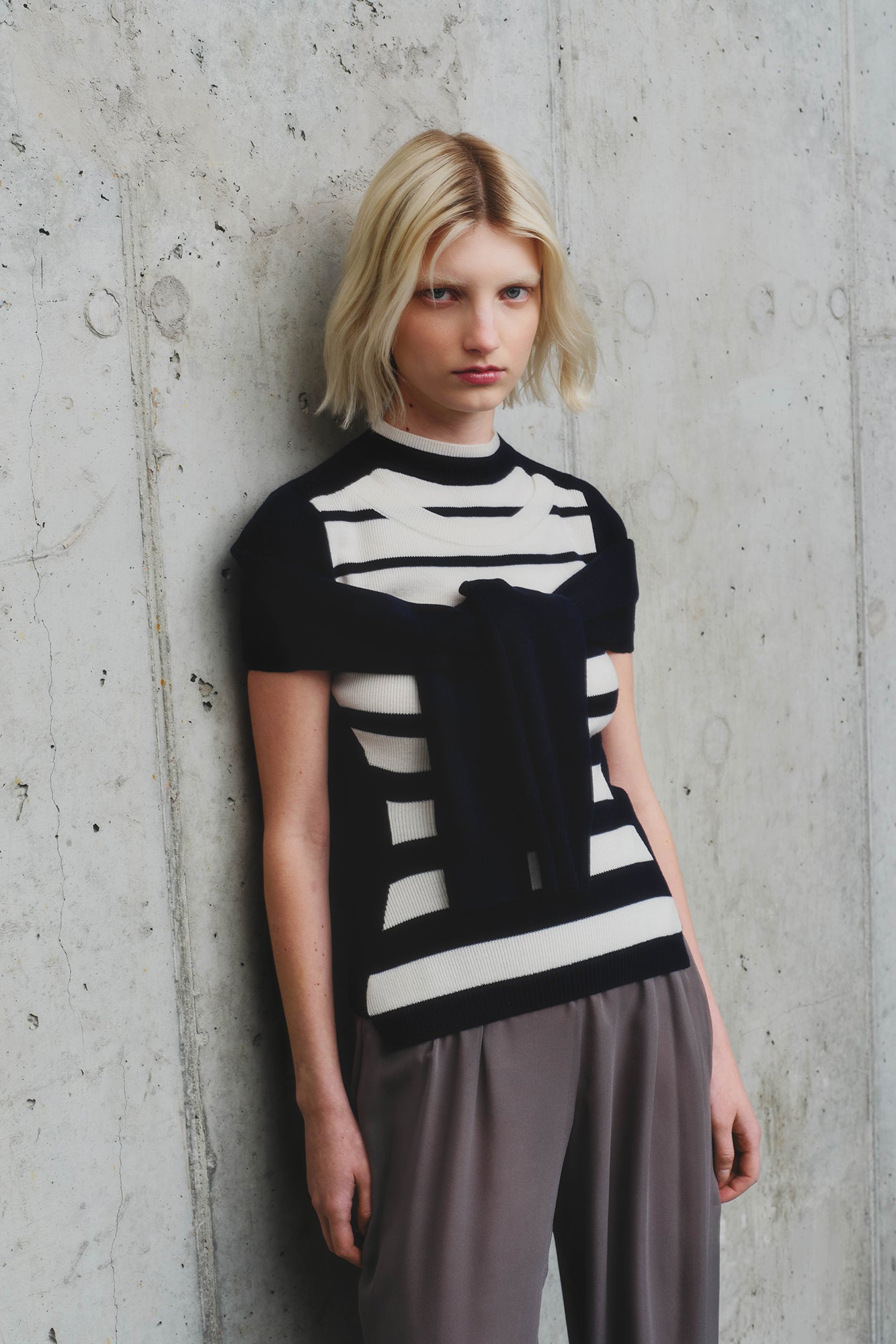 Deconstructed Knit Top
