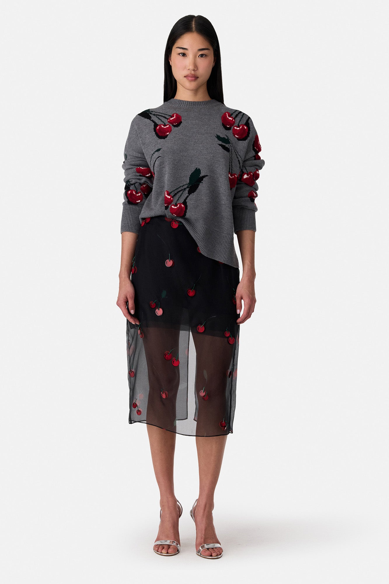 Multi Cherry Sweater