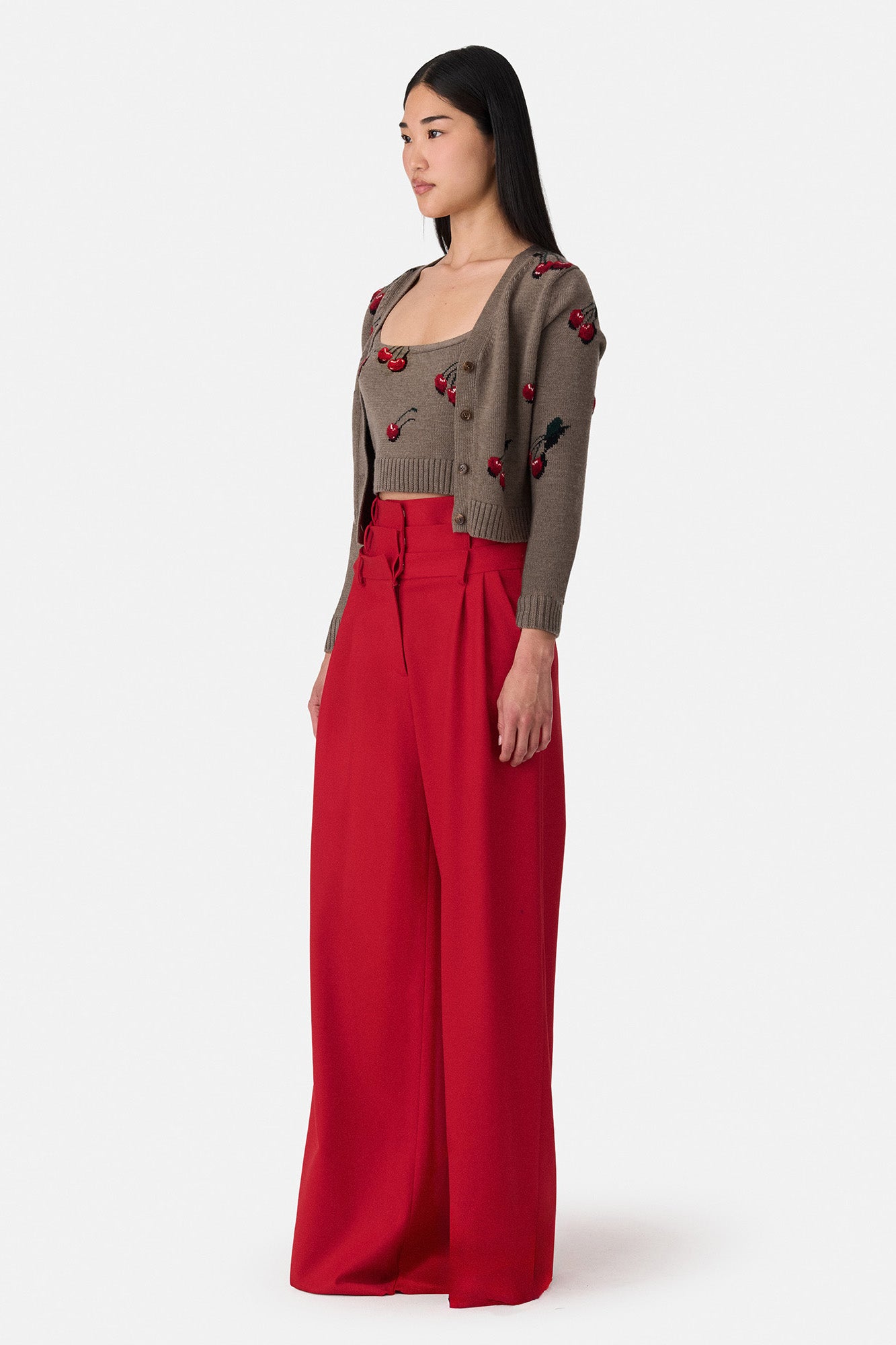 Mini Cherry Cardigan