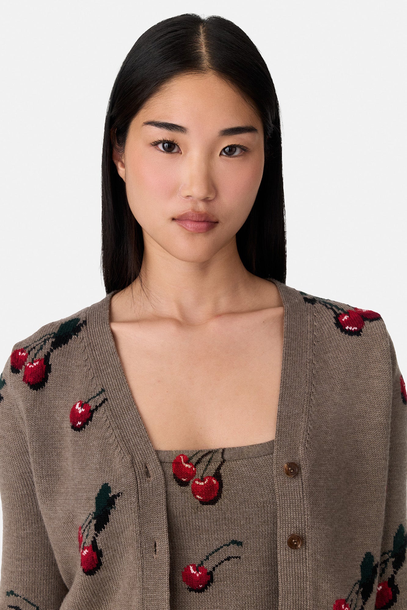 Mini Cherry Cardigan
