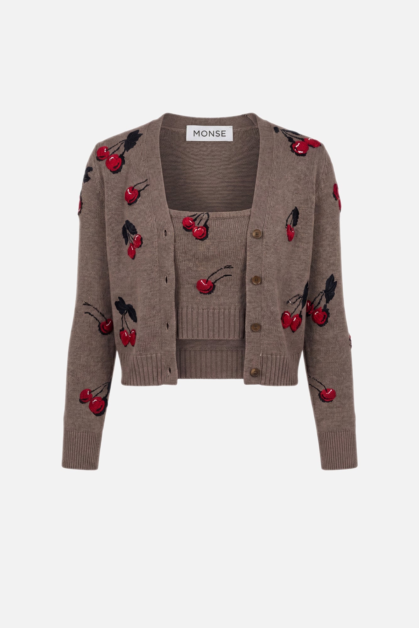 Mini Cherry Cardigan