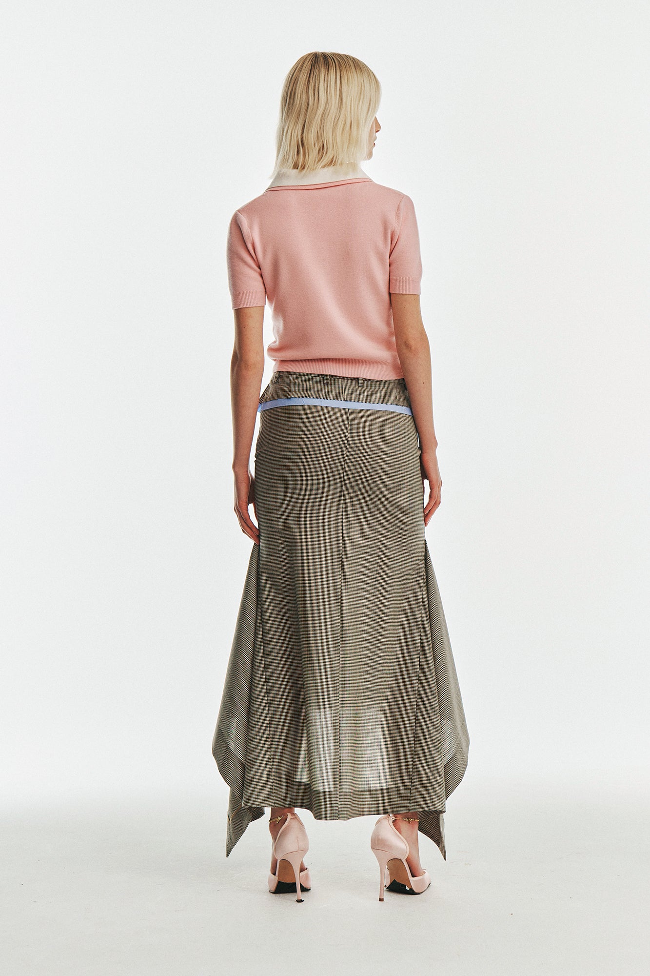 Deconstructed Waistband Skirt