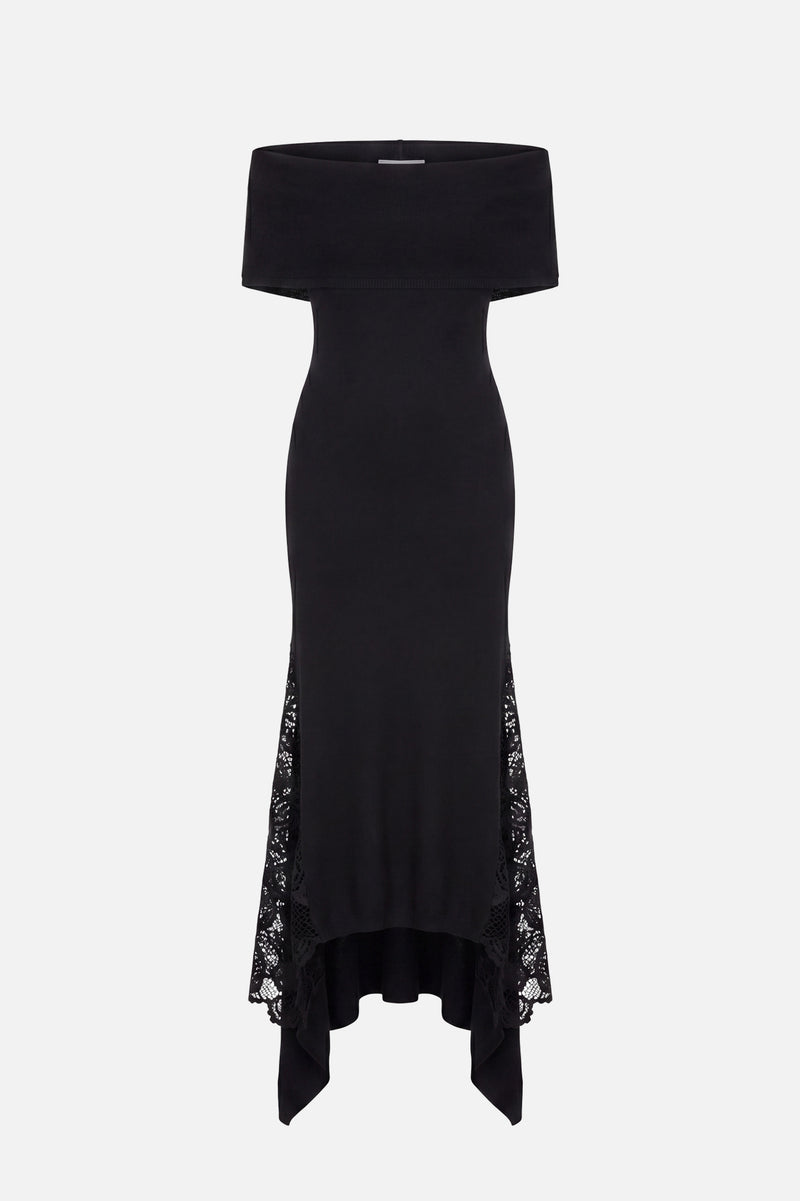 Off Shoulder Knit Dress