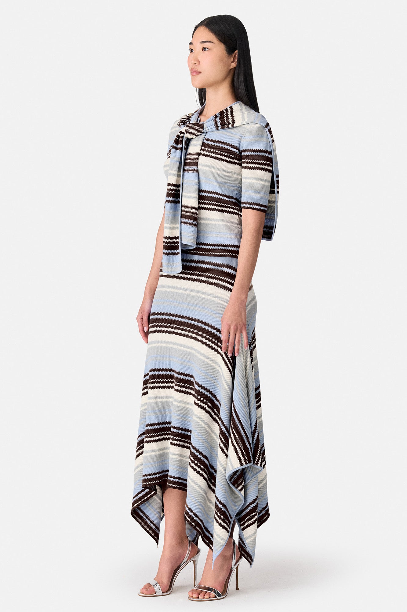Striped Jacquard Skirt