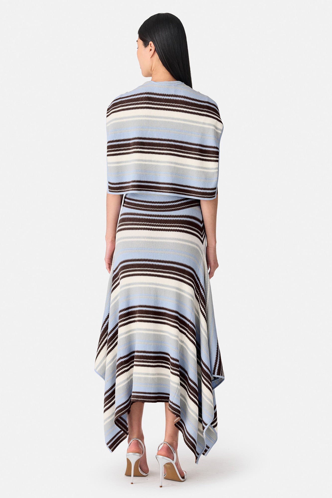 Striped Jacquard Skirt