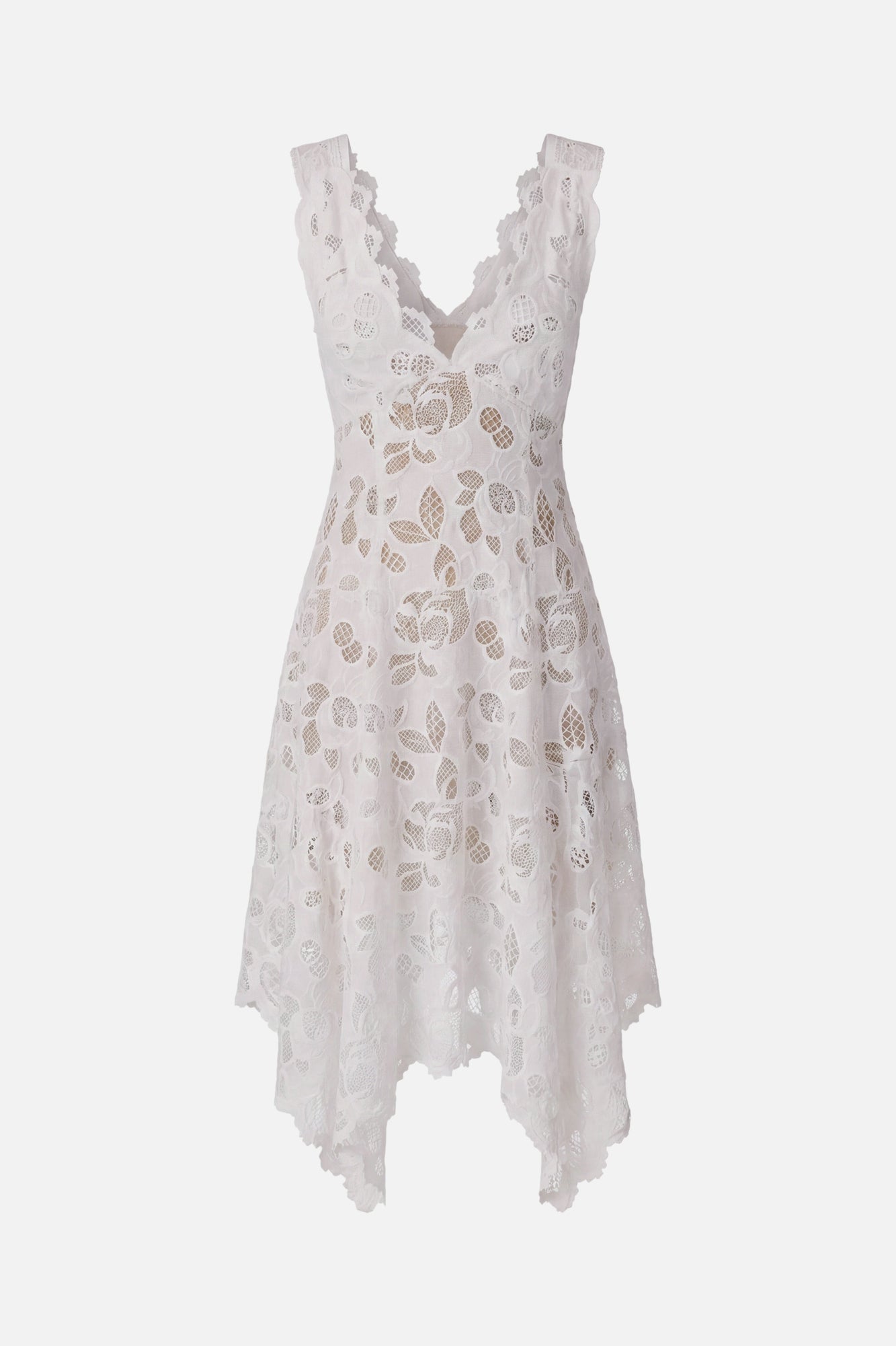 Eyelet Laced Midi Dress  MONSE
