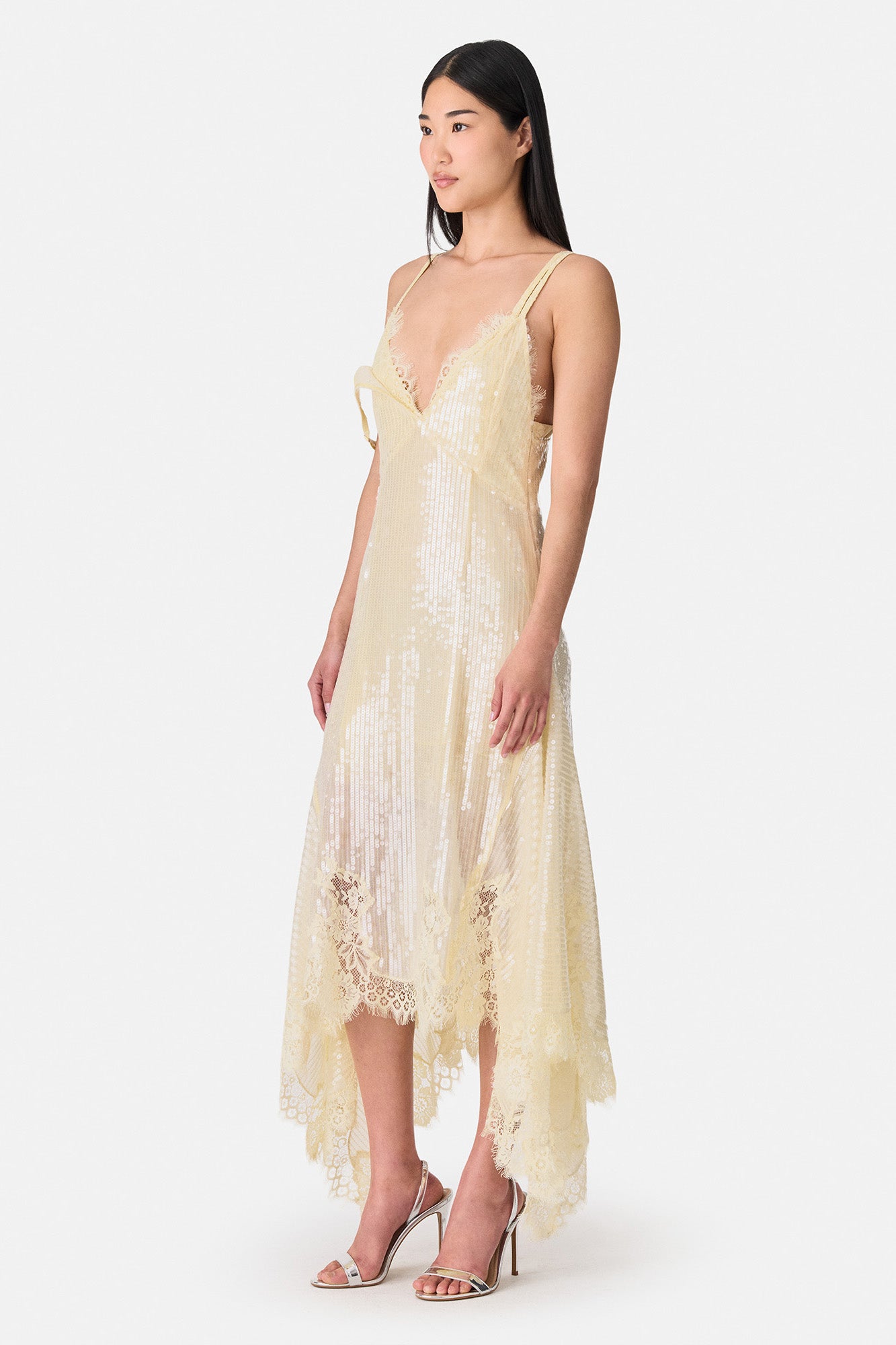 Sequin Laced Double Dress