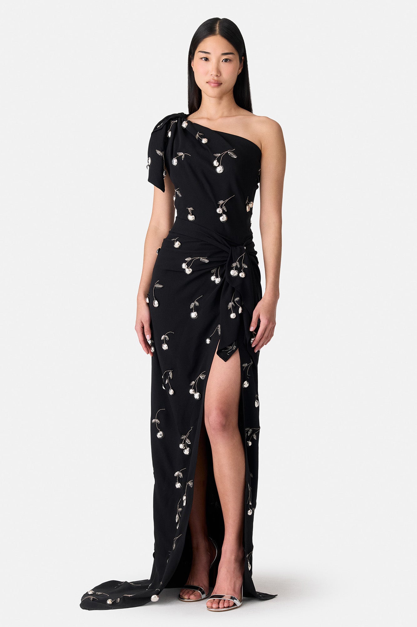 All Over Cherry Embroidered Dress