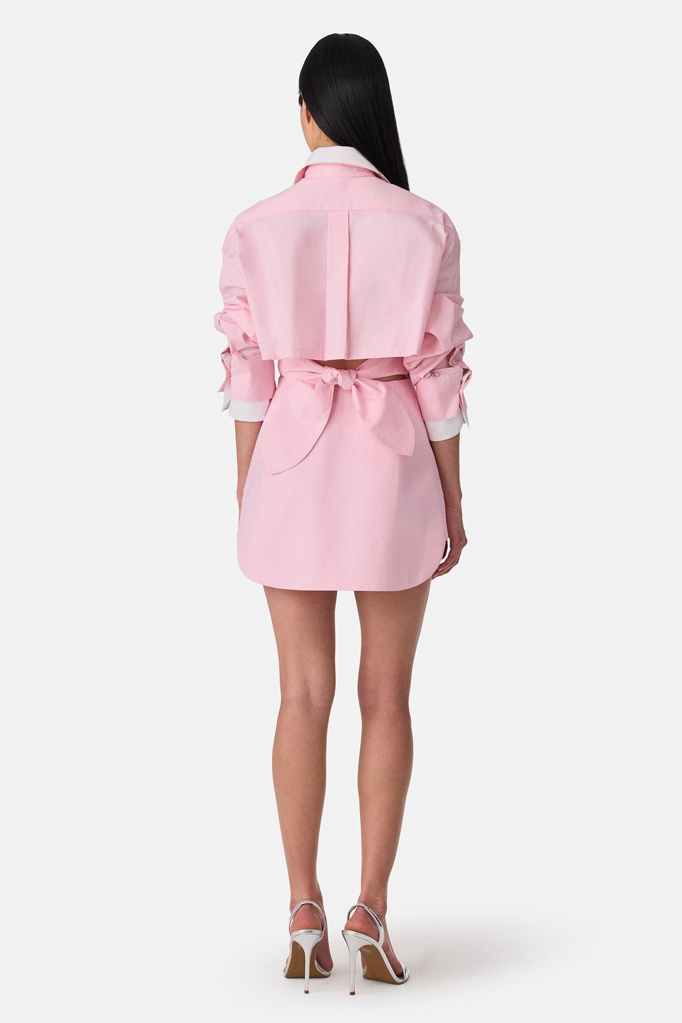 Back Bunny Ear-Tied Dress