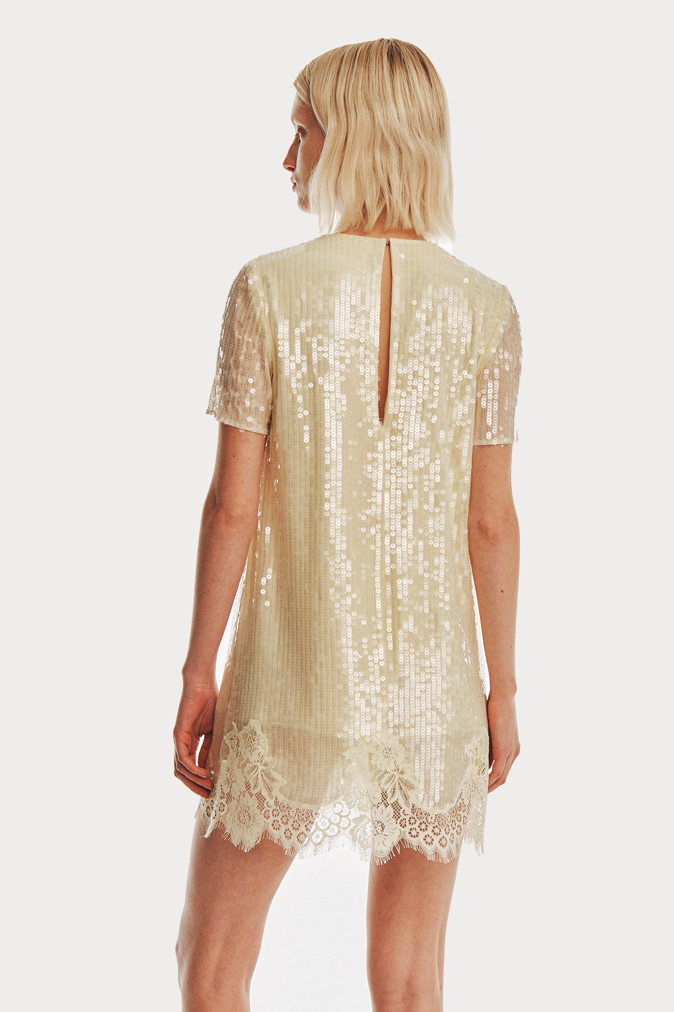 Sequin Shift Dress