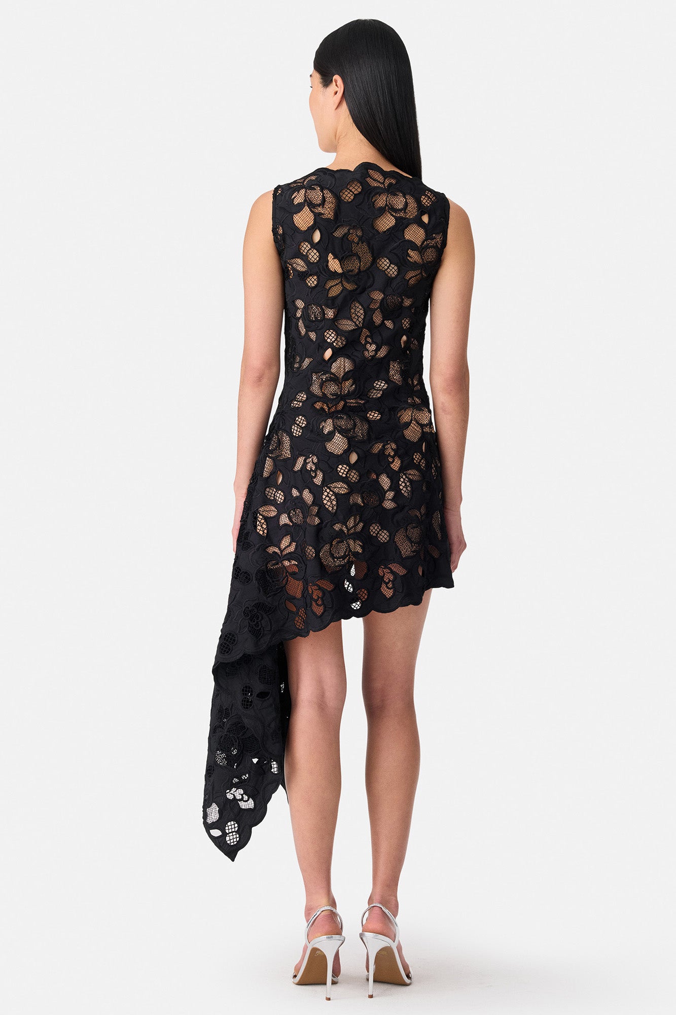 Lace Asymmetrical Dress