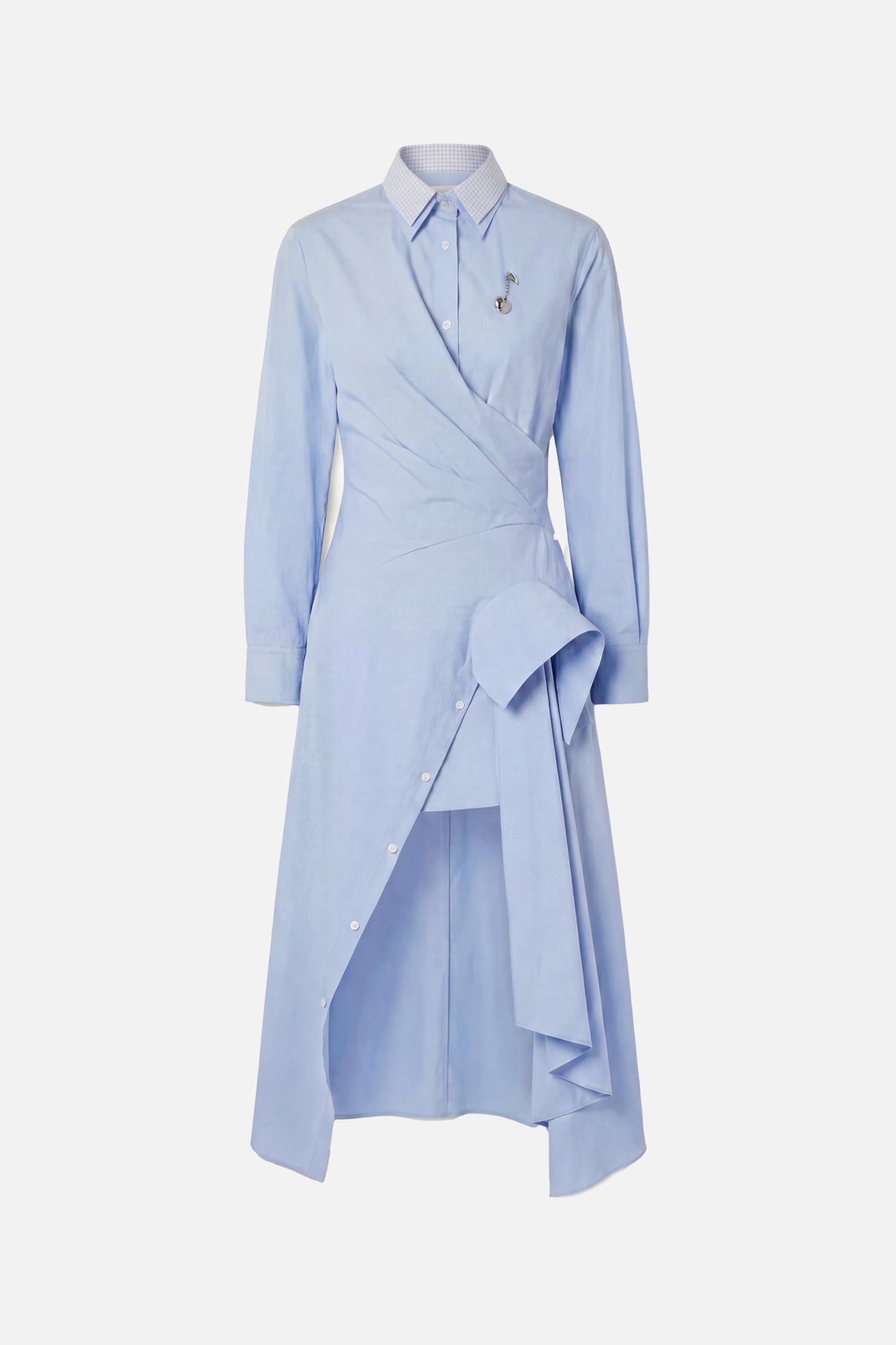 Cascade Shirt Dress