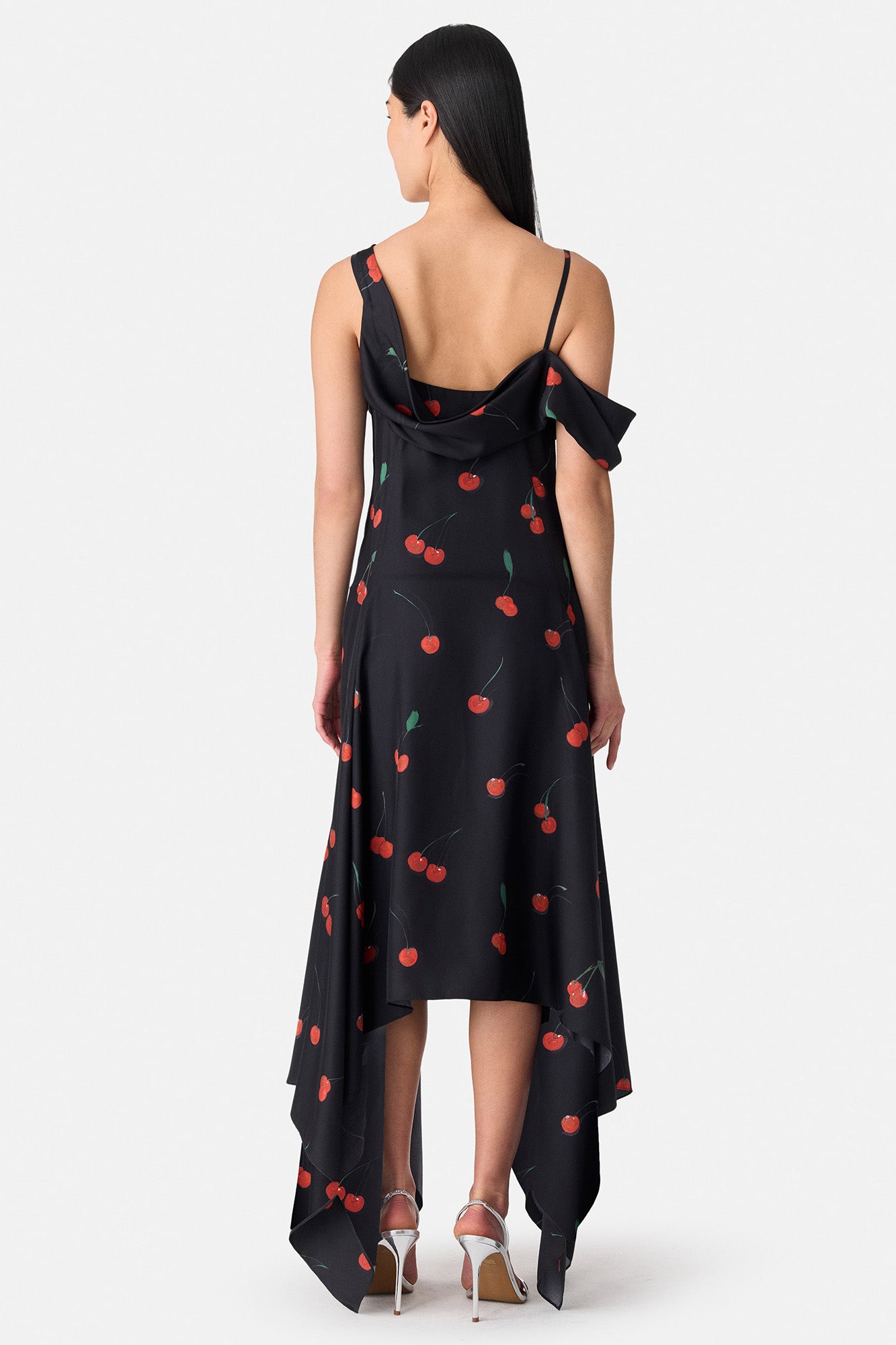 medo♡ プロフ必読 無言取引× Cherry Dress Printed Silk Scarf Cherry Dress – MONSE