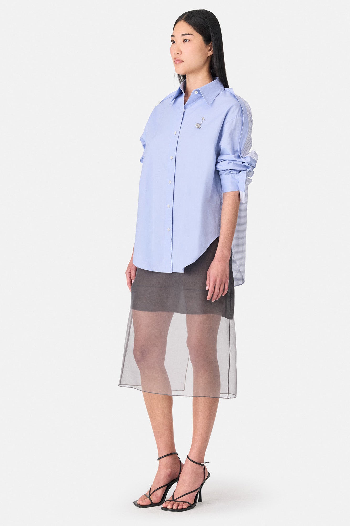 Exposed Seam Combo Shirt