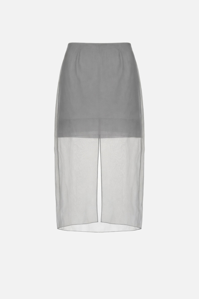Organza Pencil Skirt