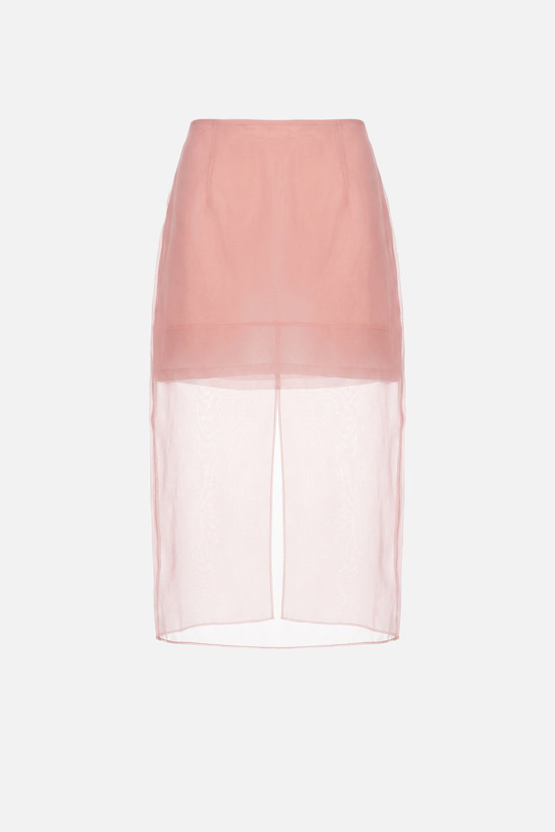 Organza Pencil Skirt