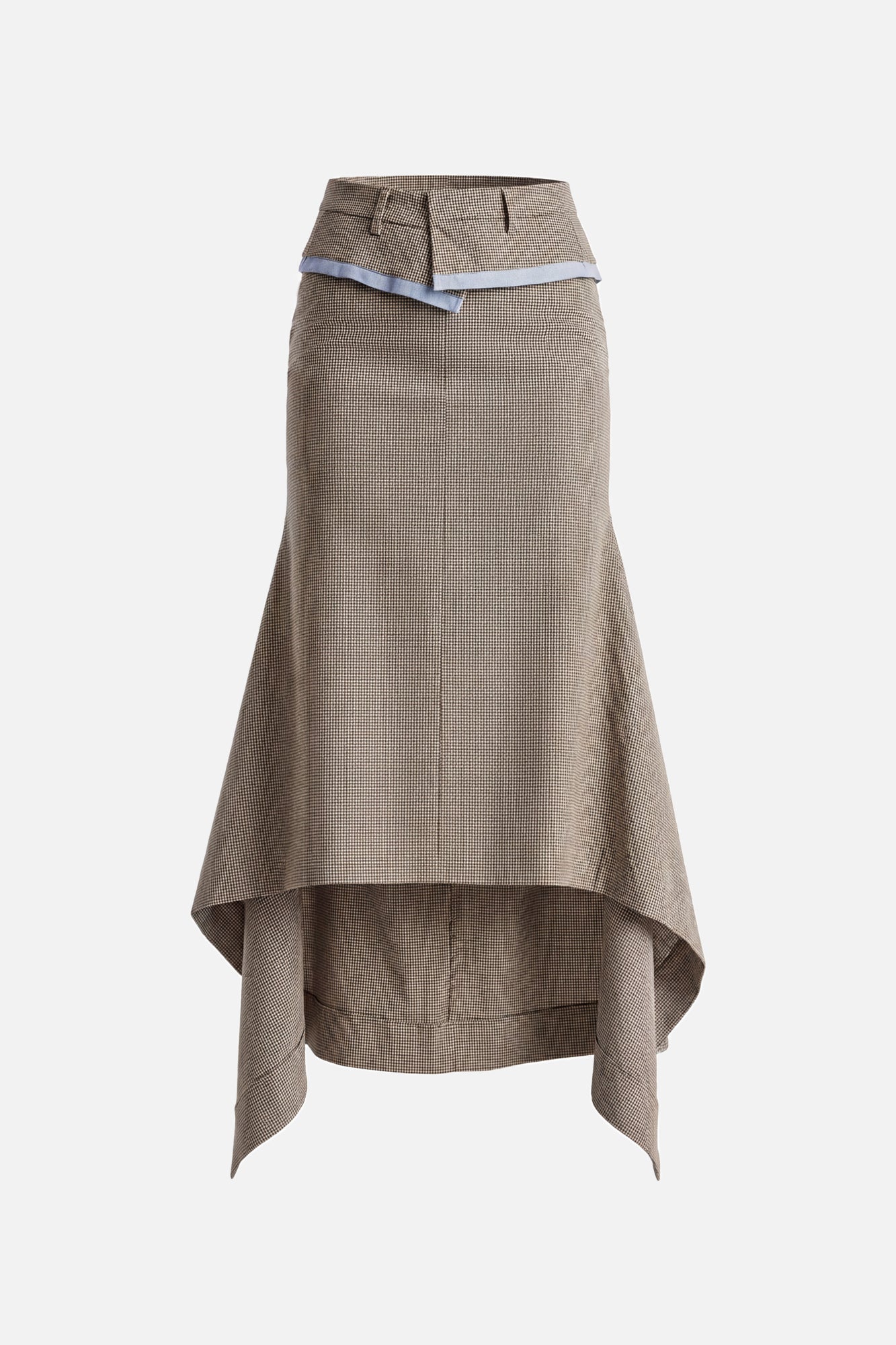 Deconstructed Waistband Skirt