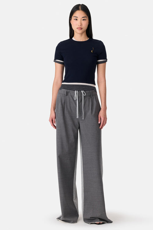 Wool Combo Sweatpants