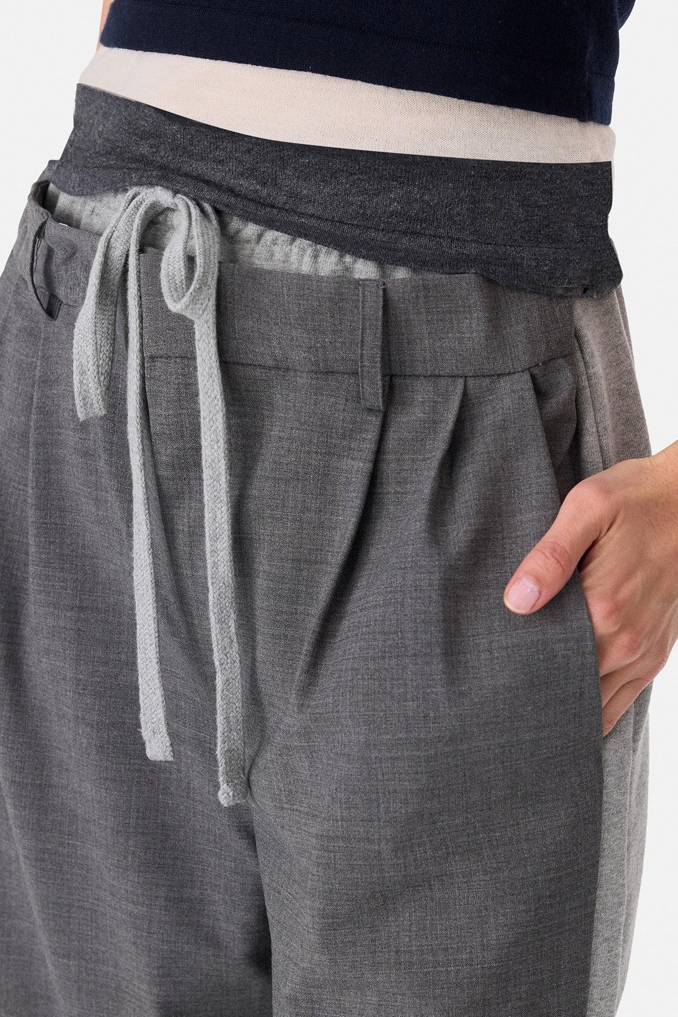 Wool Combo Sweatpants