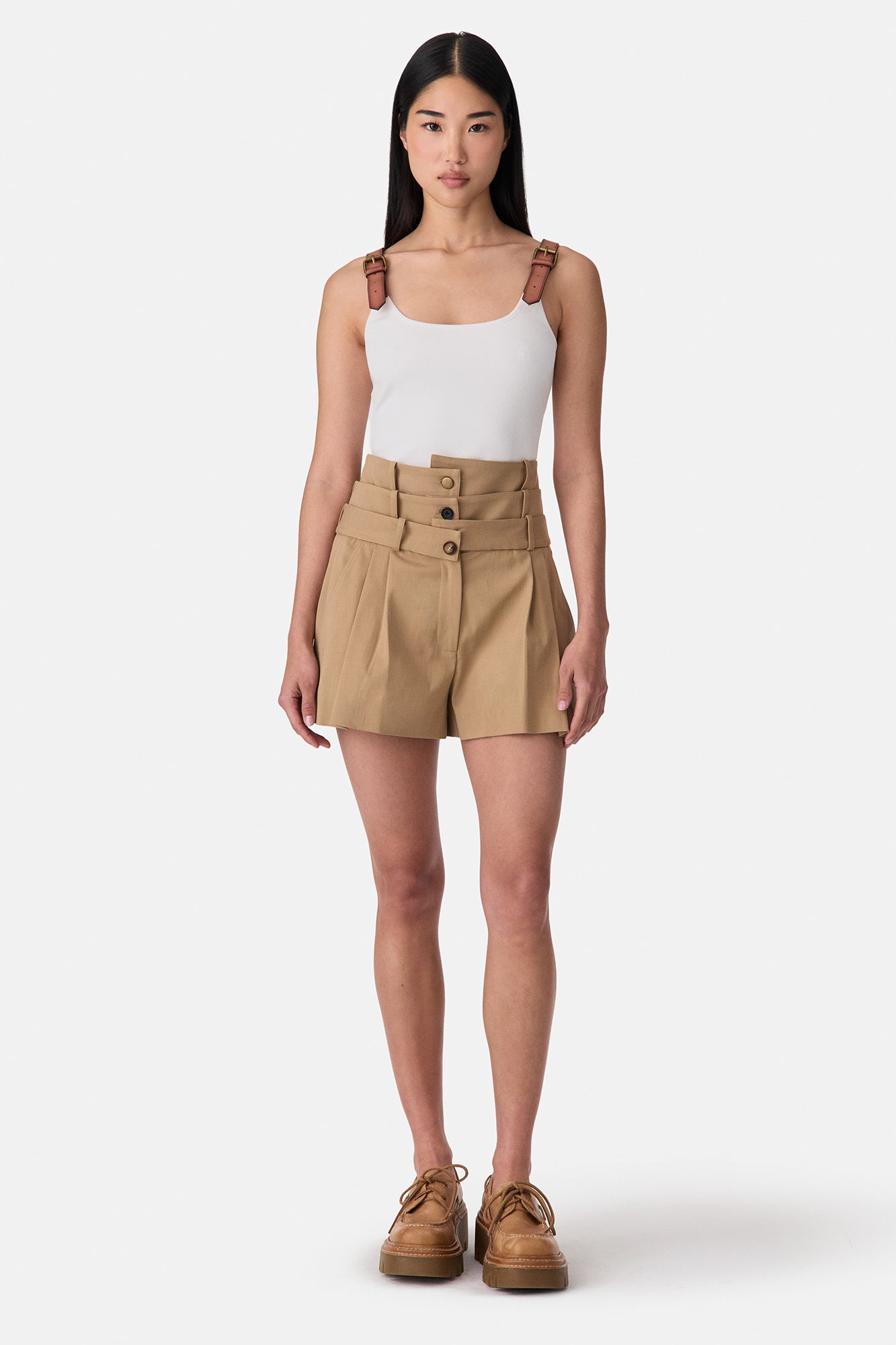 Triple Waistband Shorts