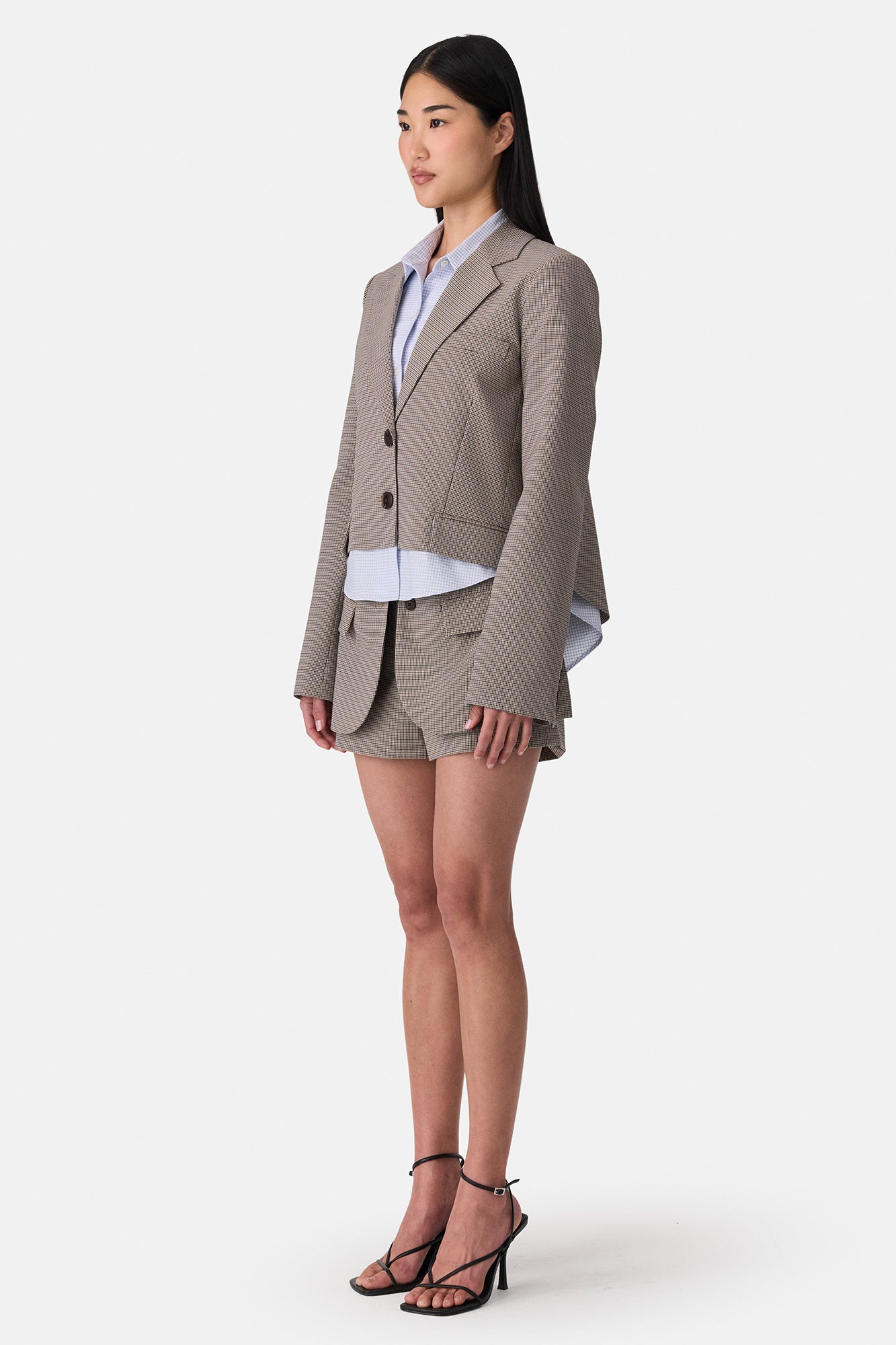 Back Cascade Blazer Jacket