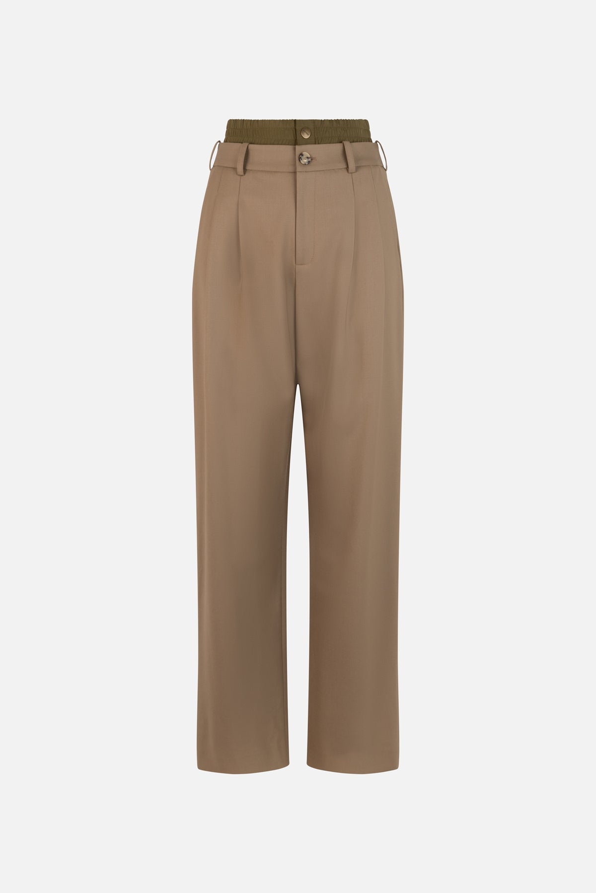 Double Waistband Trousers