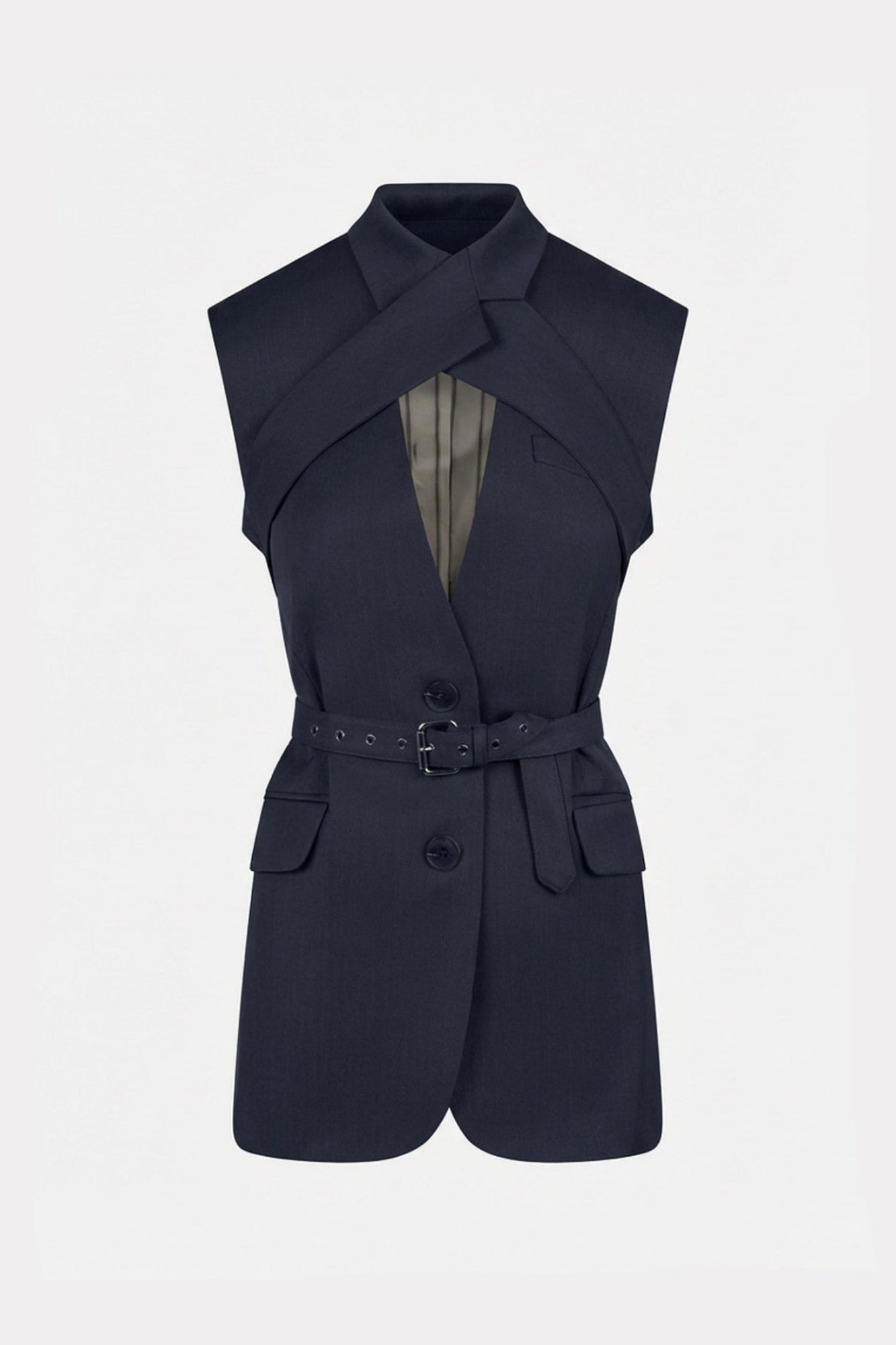 Criss Cross Jacket in Midnight – MONSE