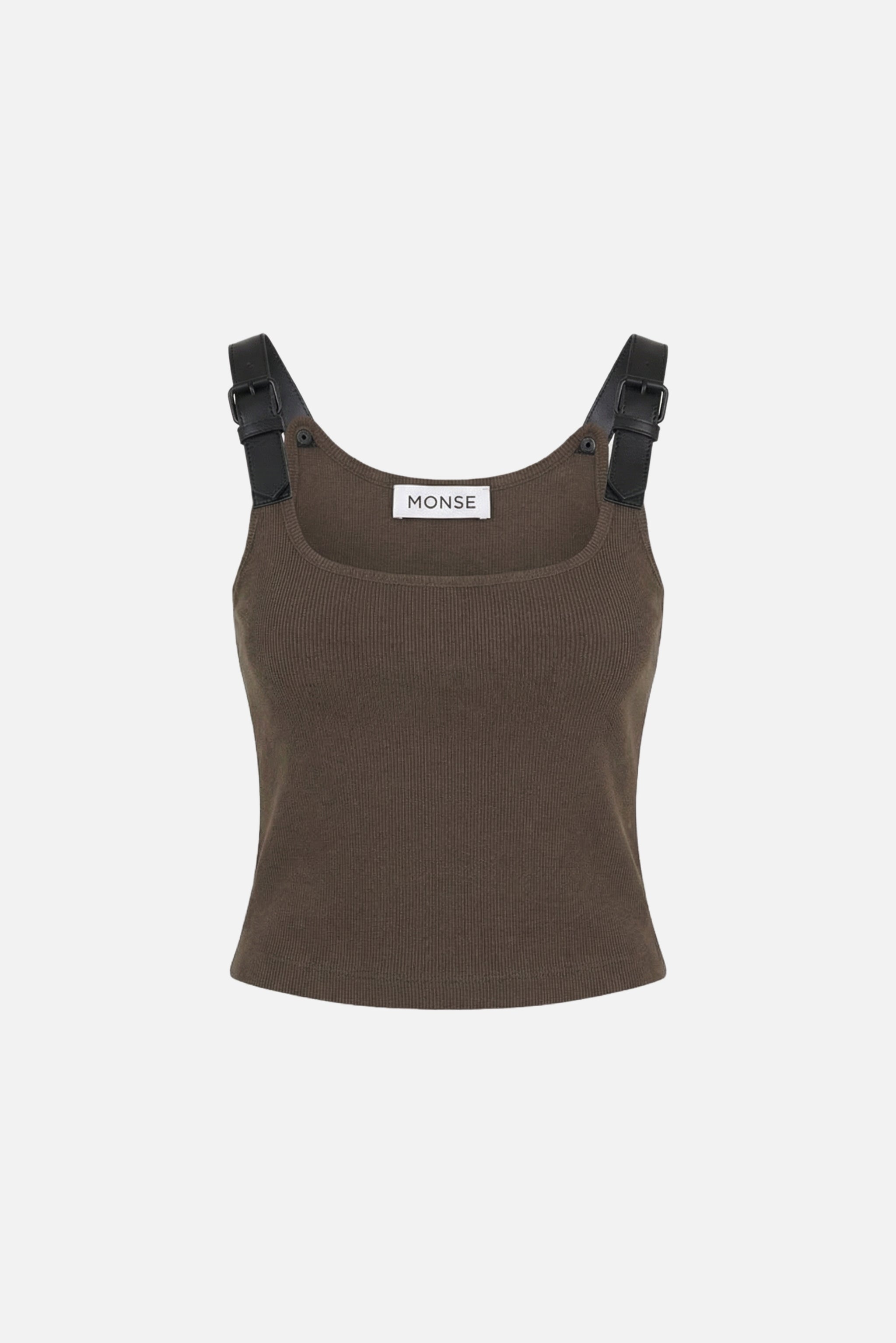 Leather Harness Tank Top