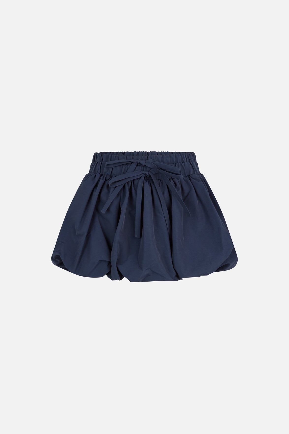 Fold-Up Ruched Bubble Skirt