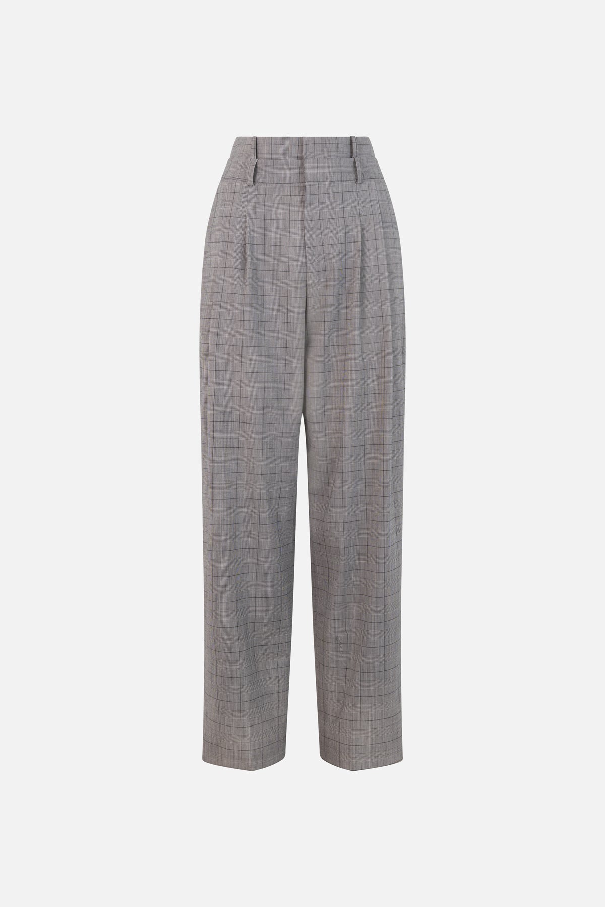 Double Waistband Tailored Trousers