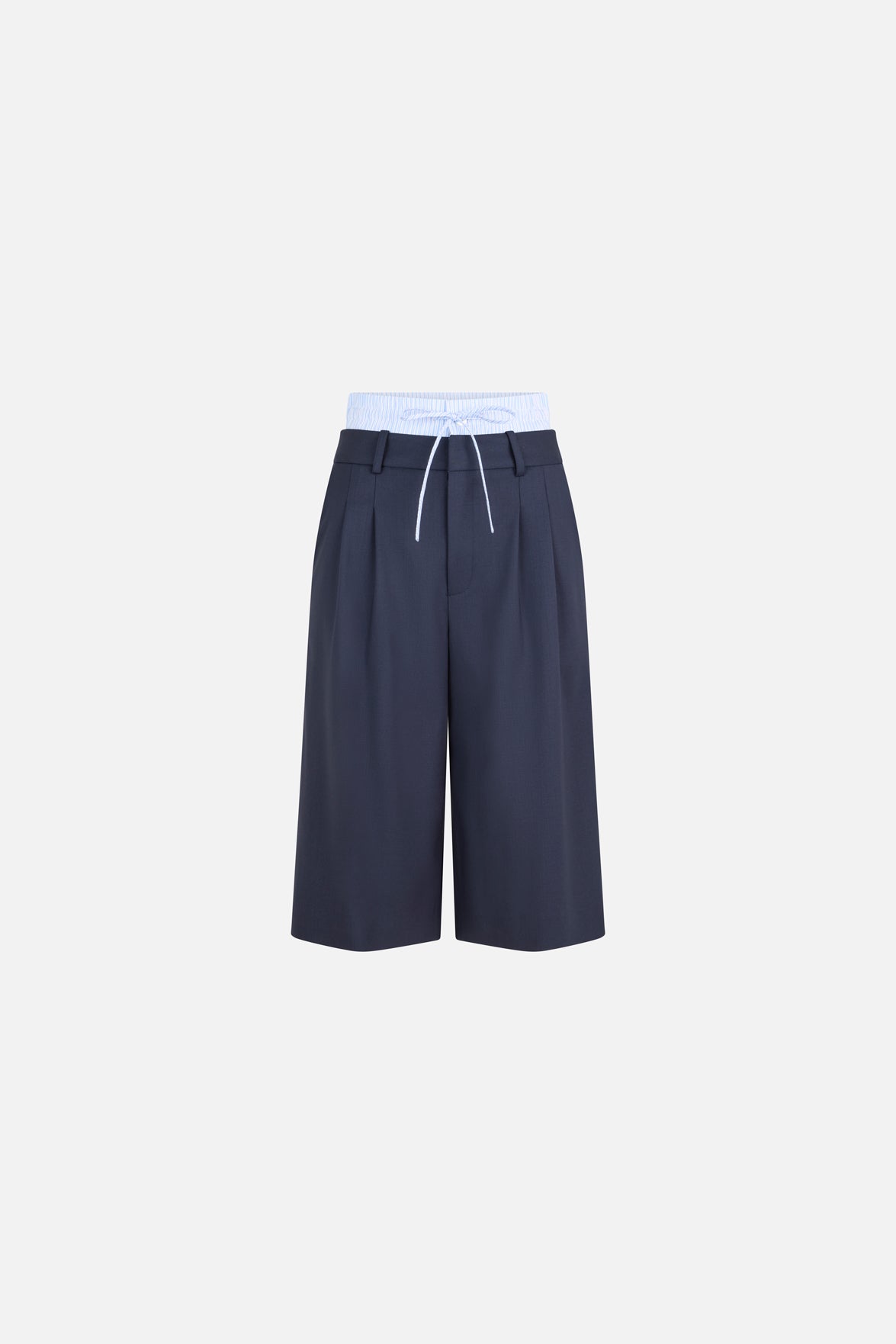 Double Waistband Culotte Pants